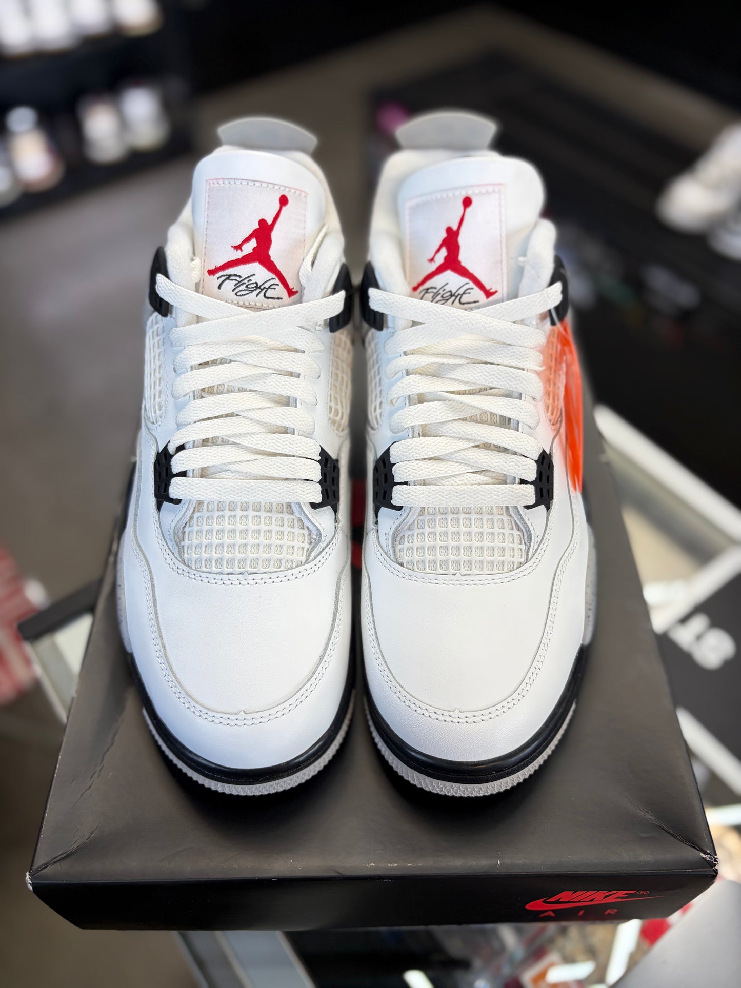 Jordan 4 “White Cement” Size 9.5