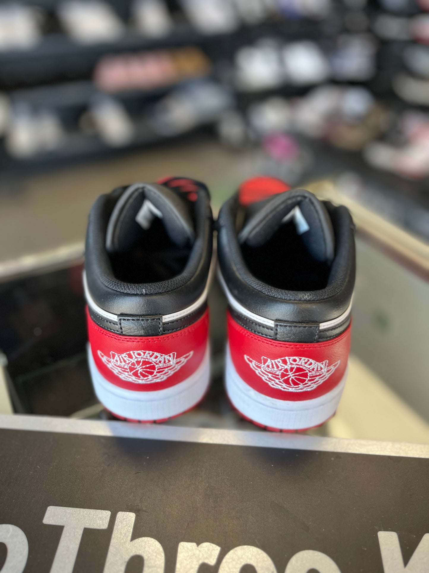 Jordan 1 Low “Bred Toe” Size 8.5