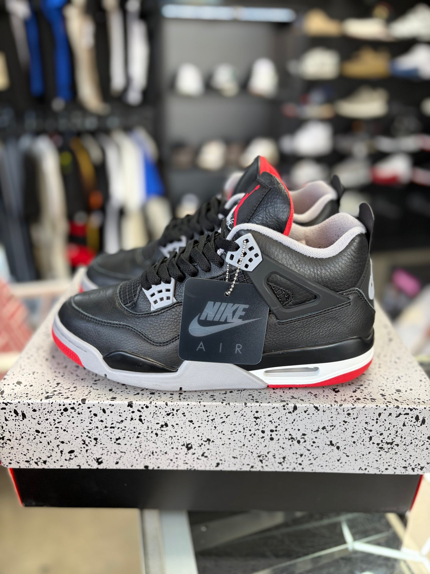 Jordan 4 “Bred Reimagined” Size 9.5