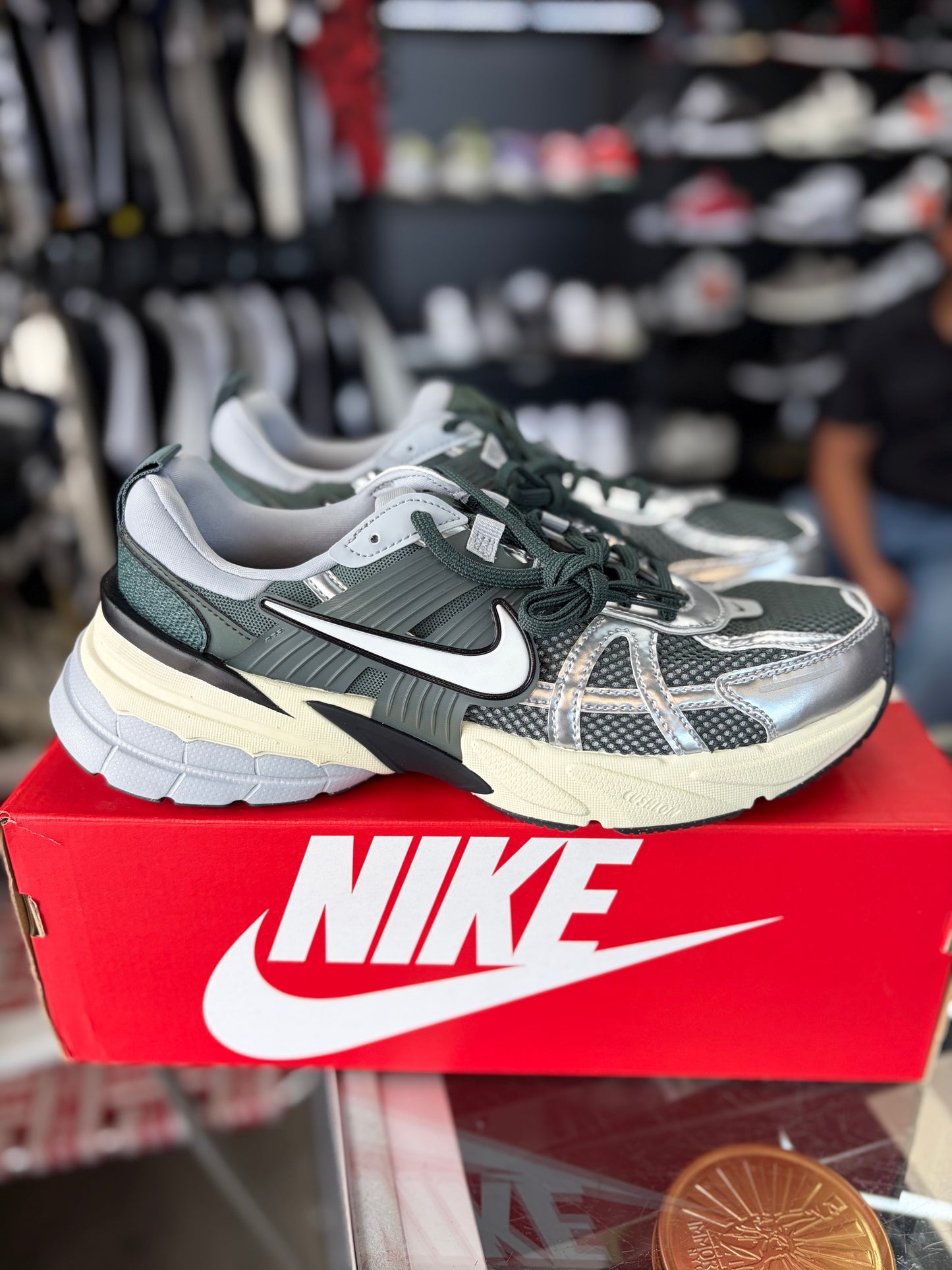 Nike V2K Run “Vintage Green” Size 8.5
