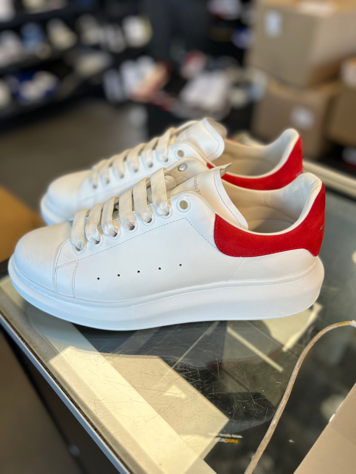 Alexander McQueen “White/Red” Size 40.5EU