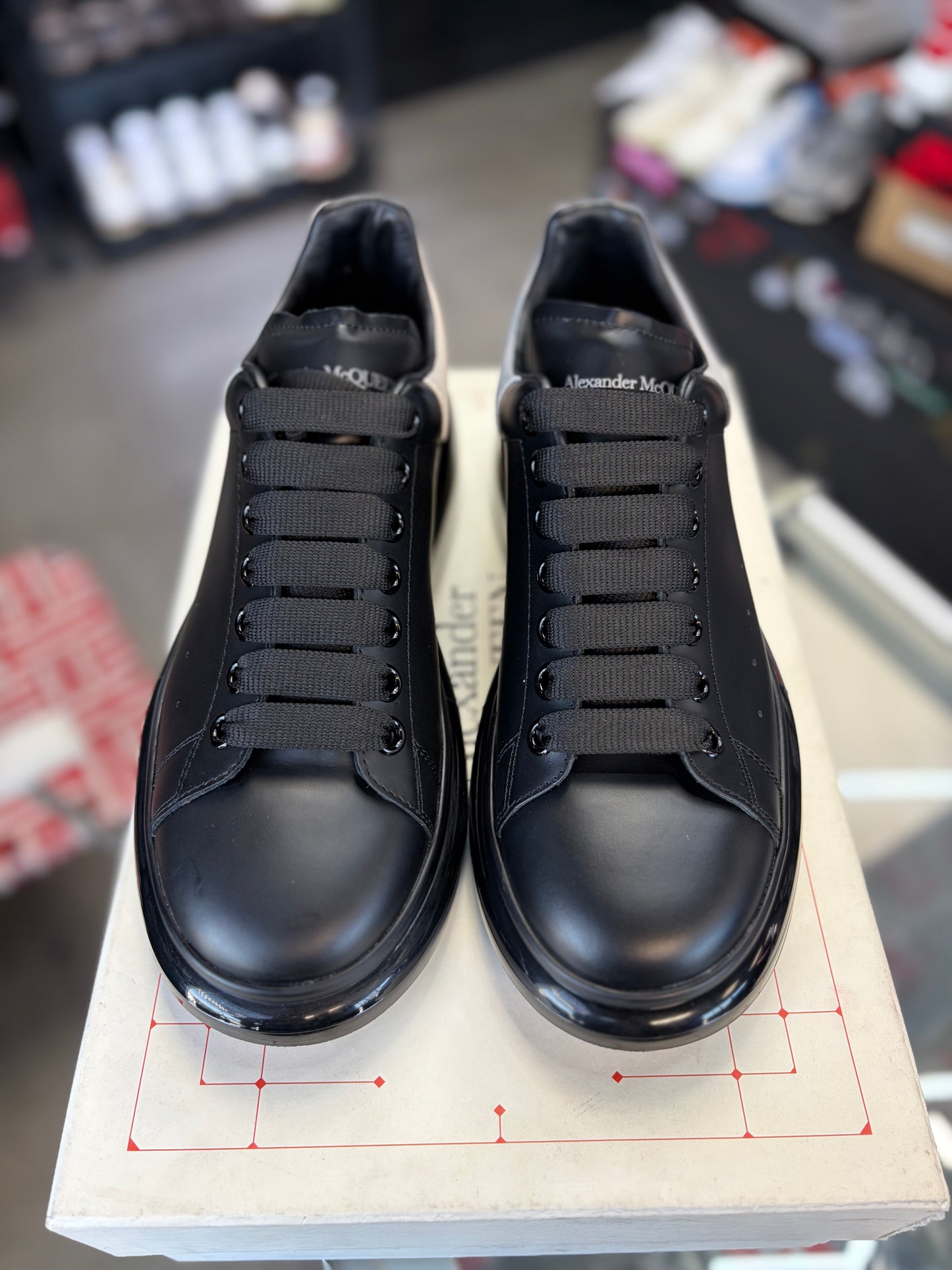 Alexander McQueen “Black/Silver/ Black Sole” Size 40EU
