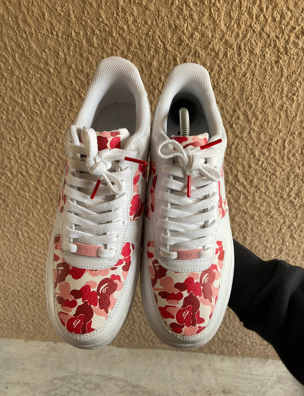 Custom Air Force 1 “Red Bape”