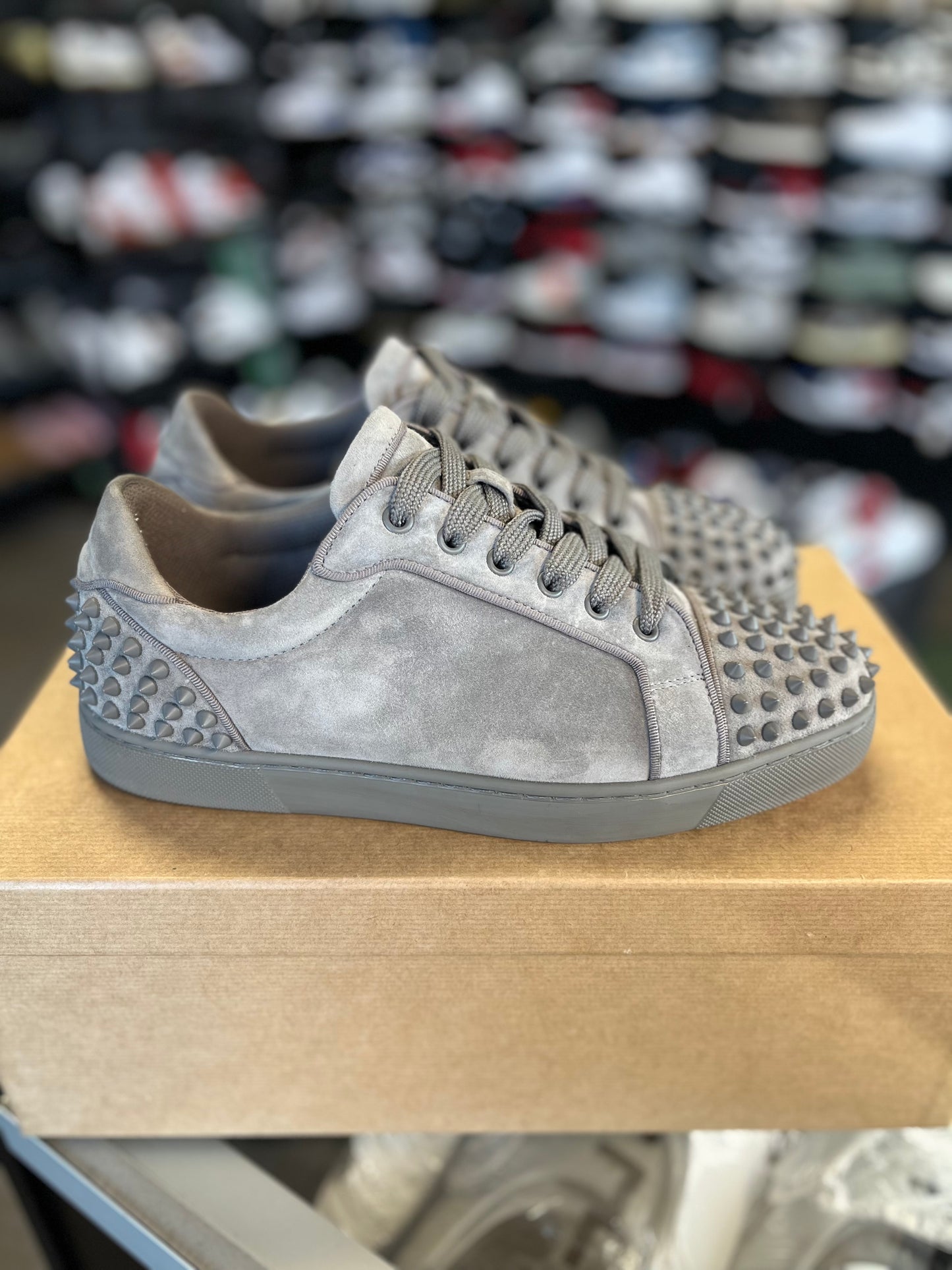 Christian Louboutin Low Spikes “Grey” Size 42EU