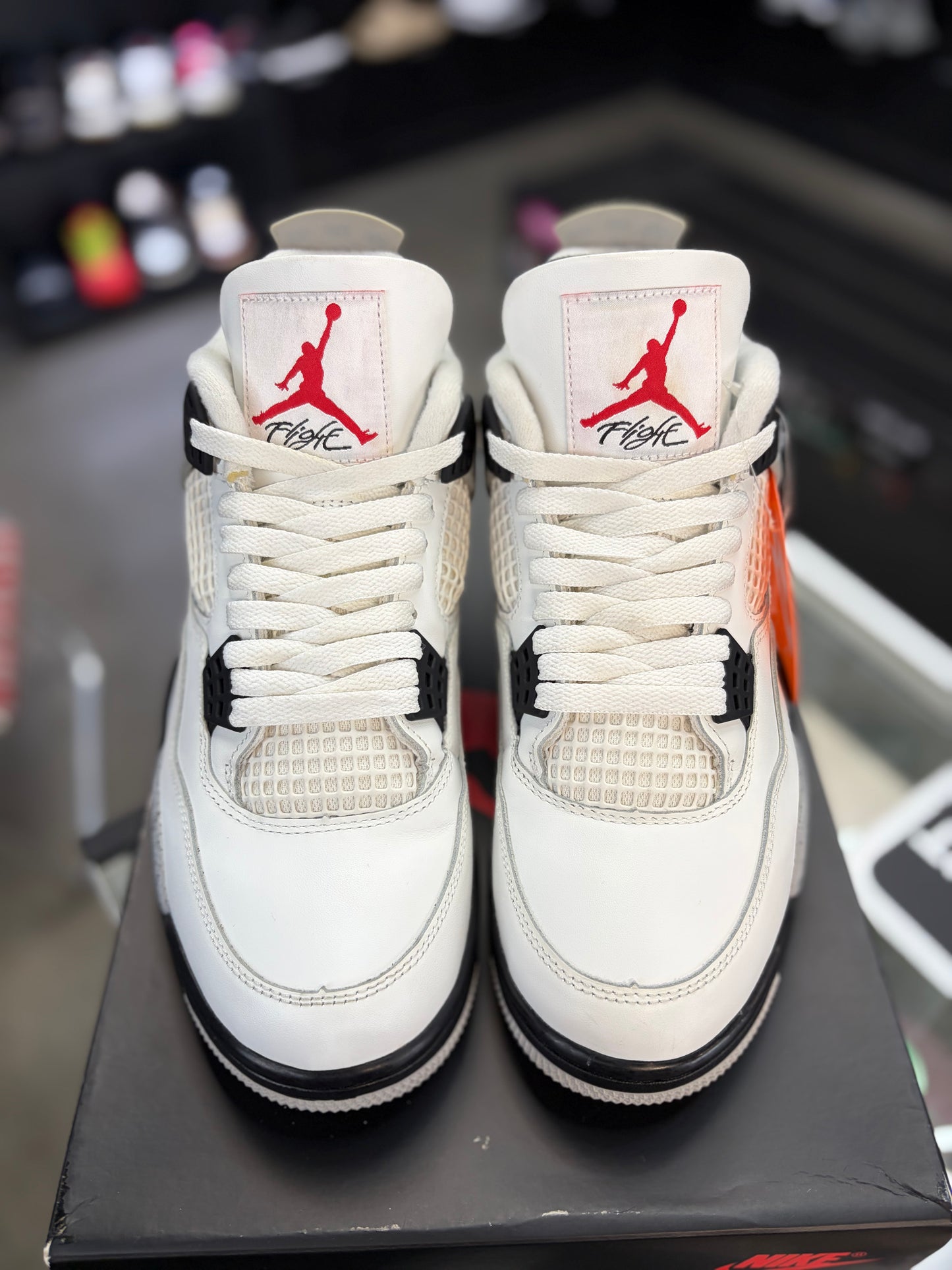 Jordan 4 “White Cement” Size 9