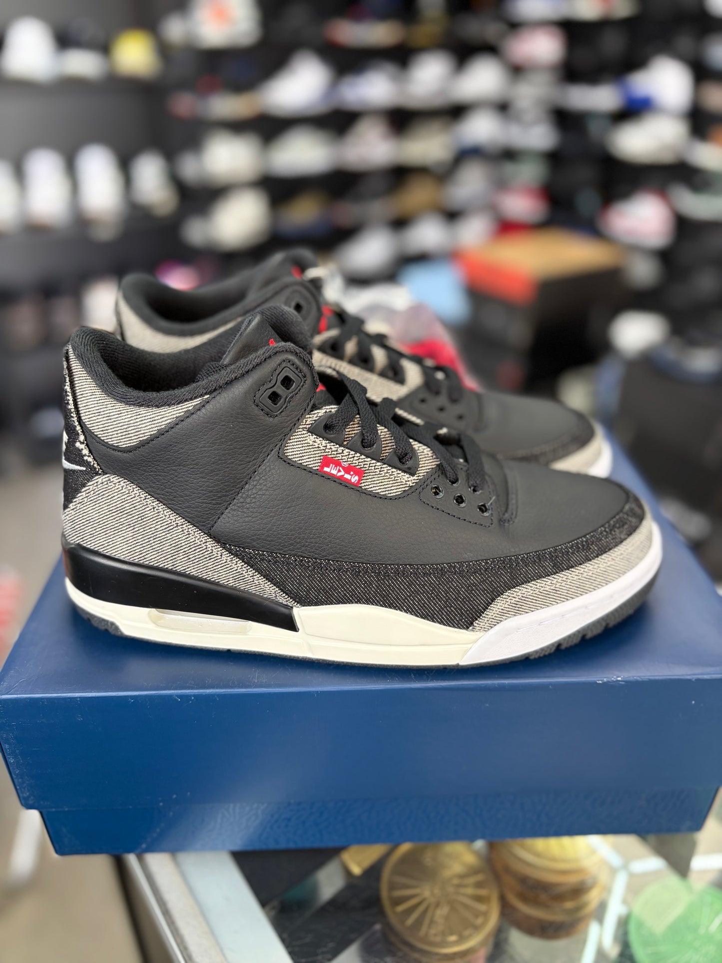 Jordan 3 x Levi “Black Denim” Size 9