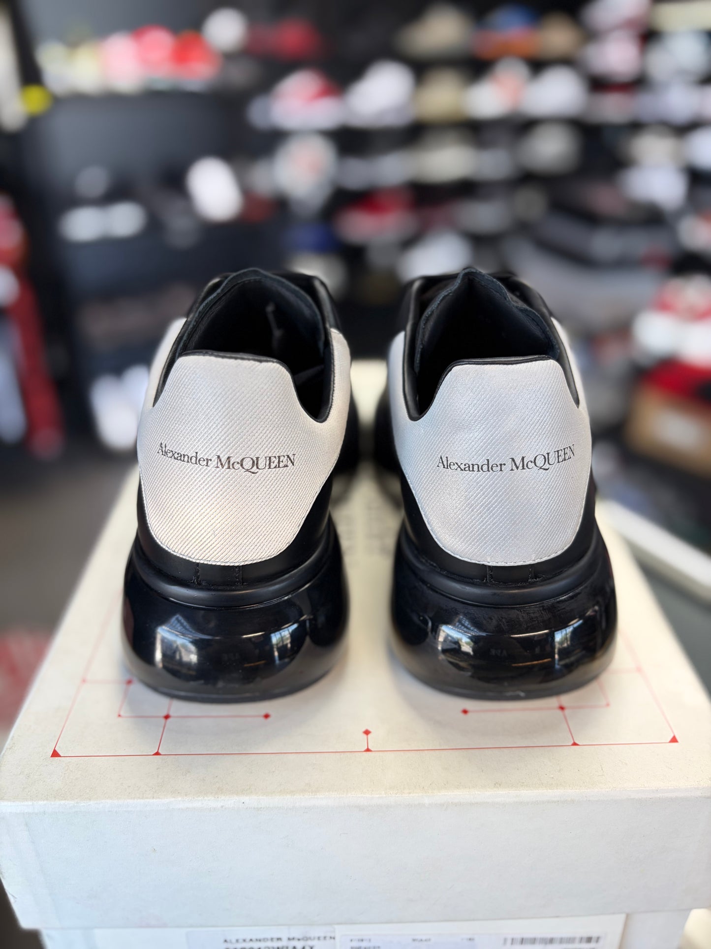 Alexander McQueen “Black/Silver/ Black Sole” Size 40EU