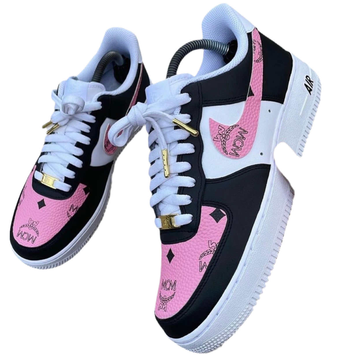 Custom Air Force 1 “Pink MCM”