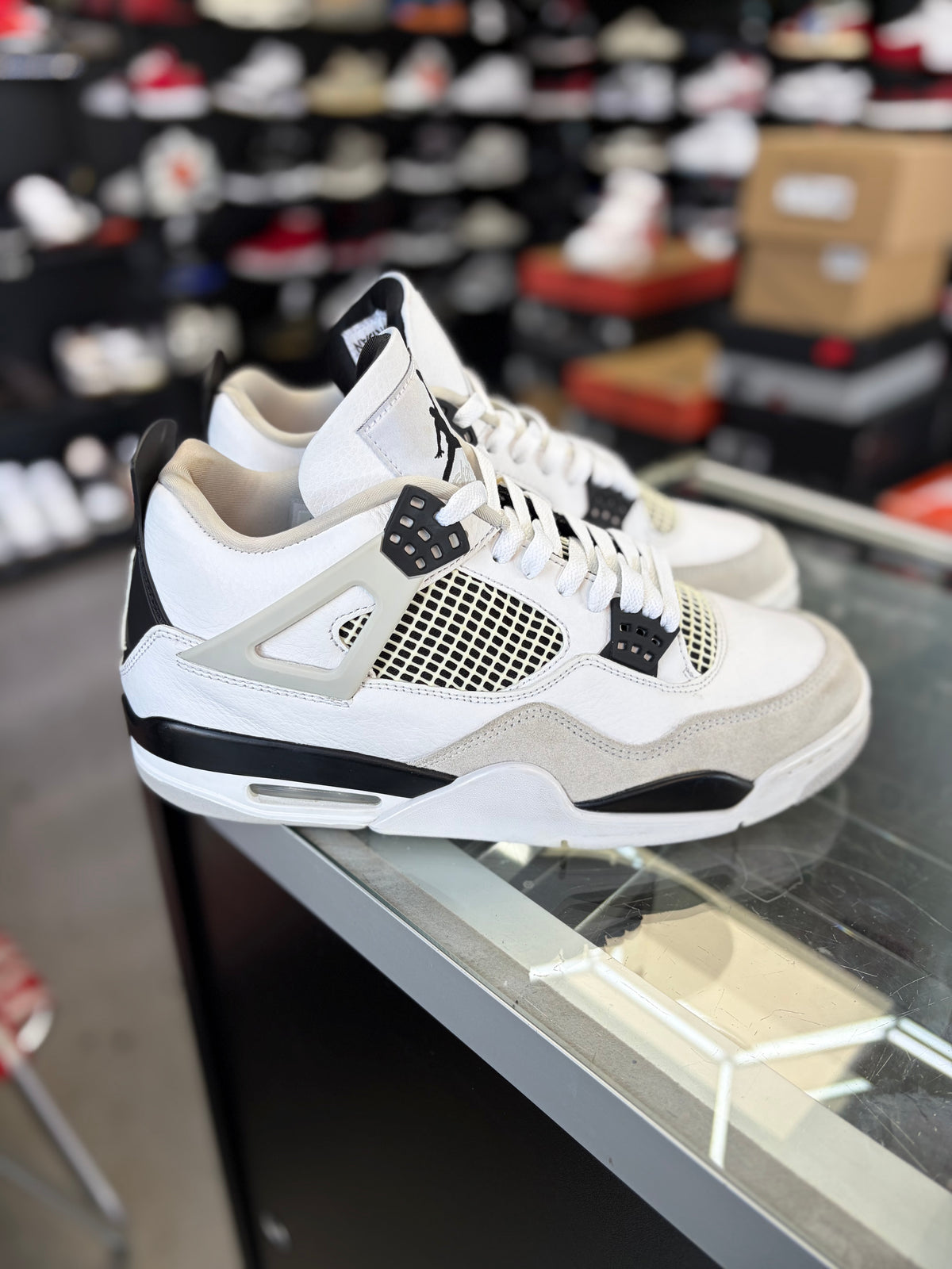 Jordan 4 “Military Black” Size 10