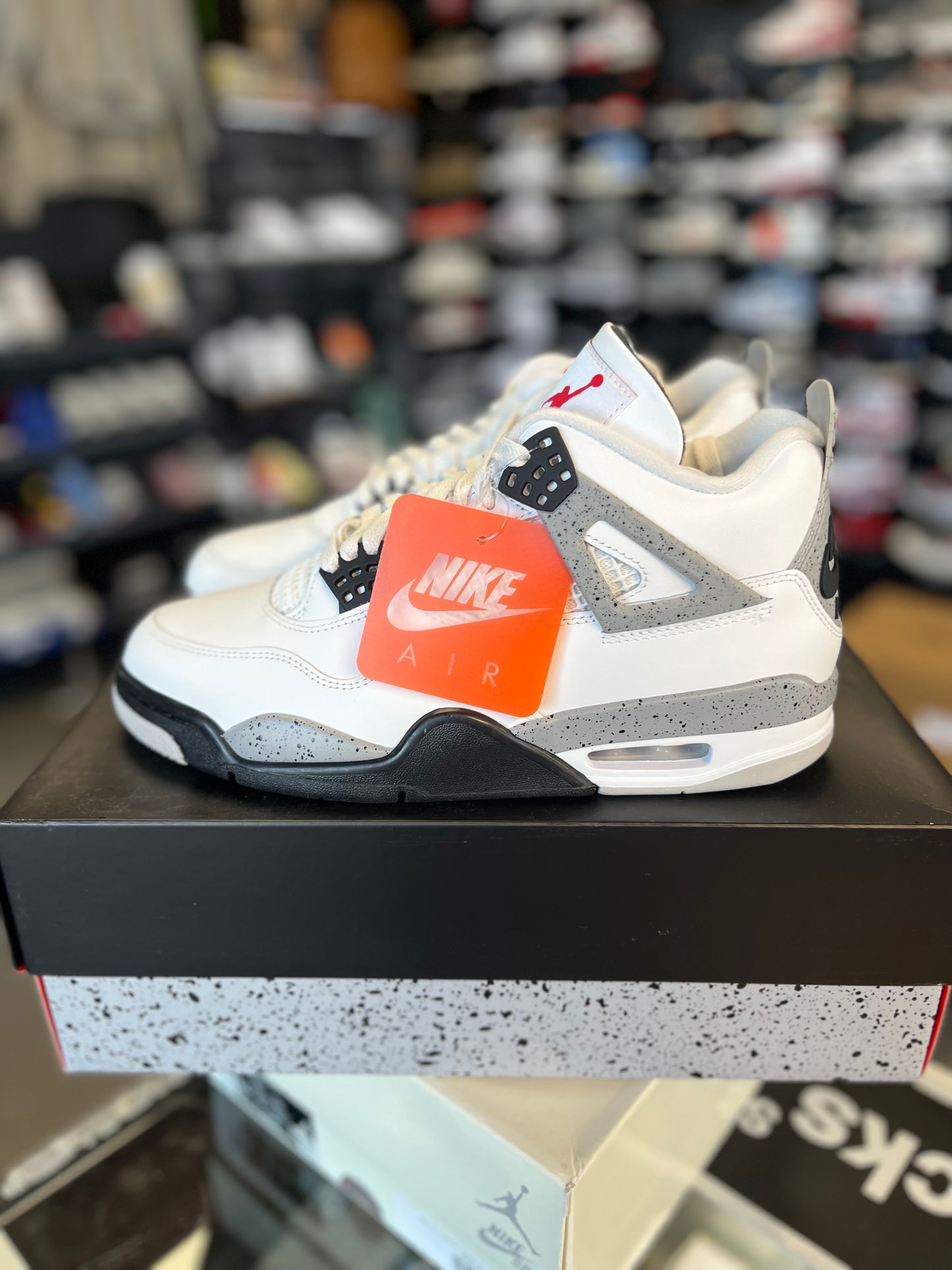 Jordan 4 “White Cement” Size 9.5