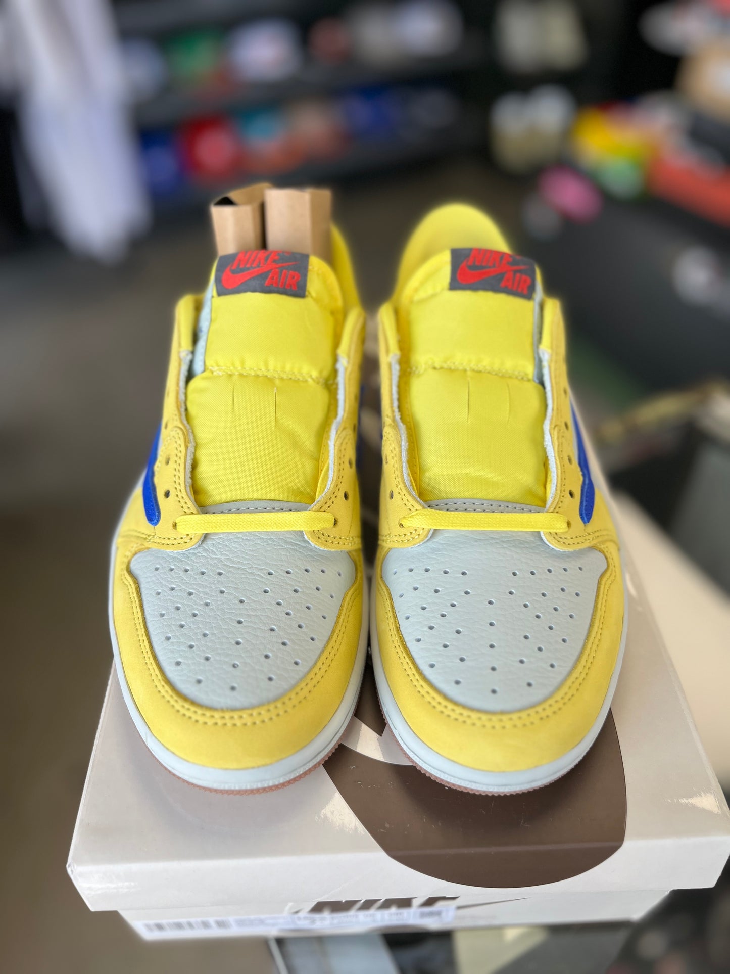 Travis Scott x Jordan 1 Low “Canary” Size 7.5womens