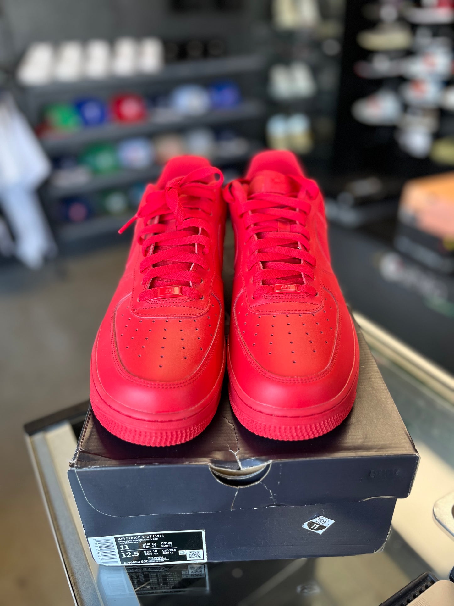 Nike Air Force 1 “Triple Red” Size 11