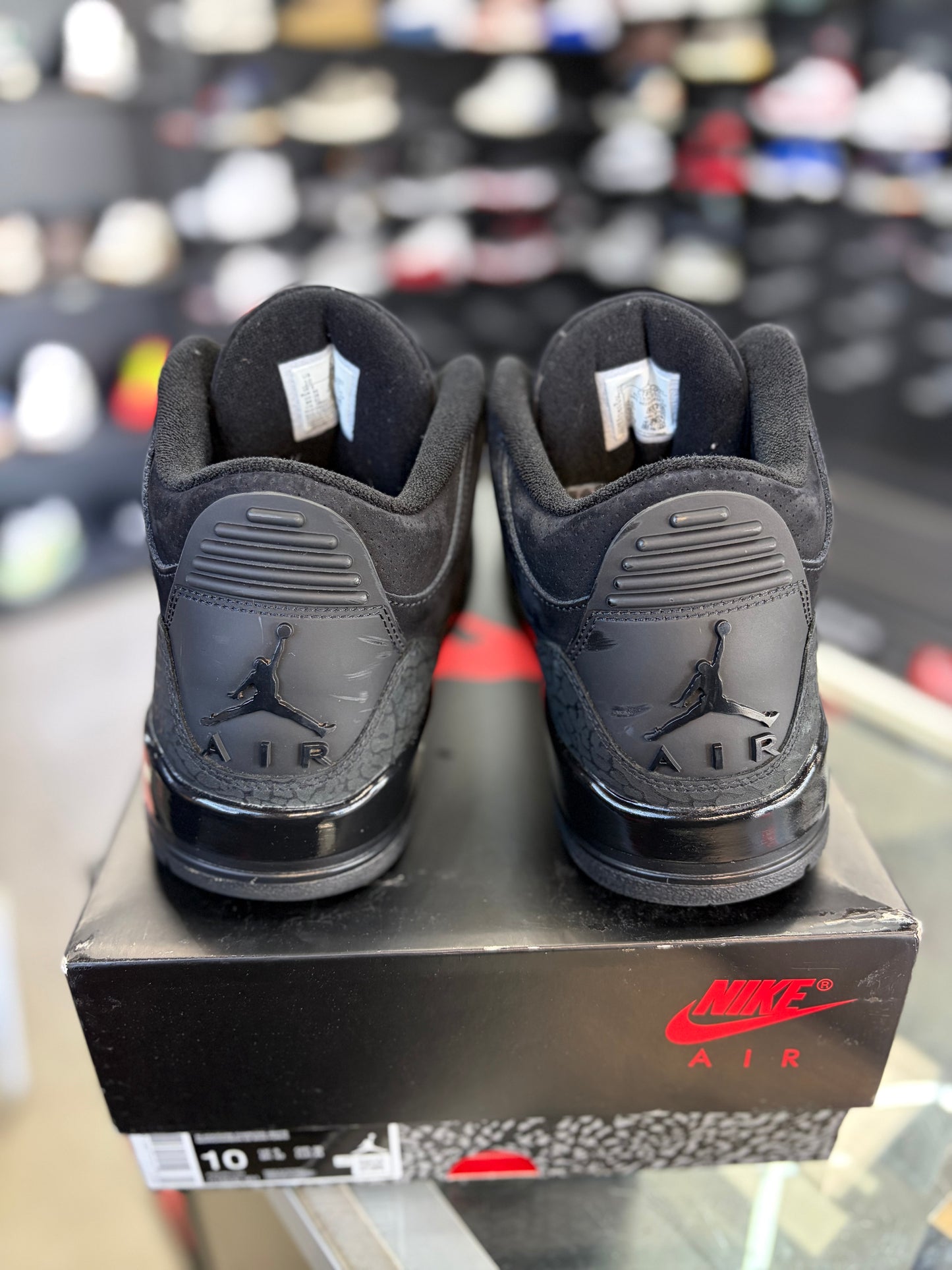 Jordan 3 “Black Cat” Size 10