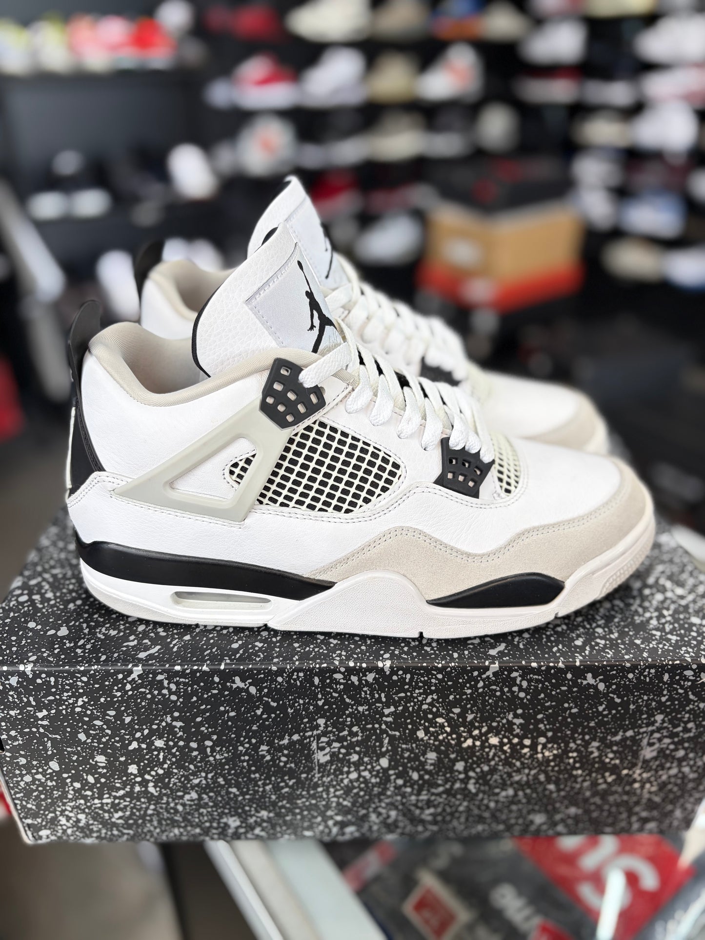 Jordan 4 “Military Black” Size 9.5