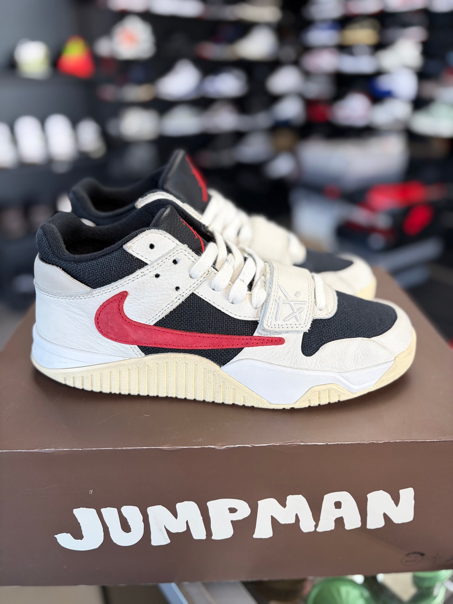 Travis Scott Jumpman Jack “University Red” Size 9