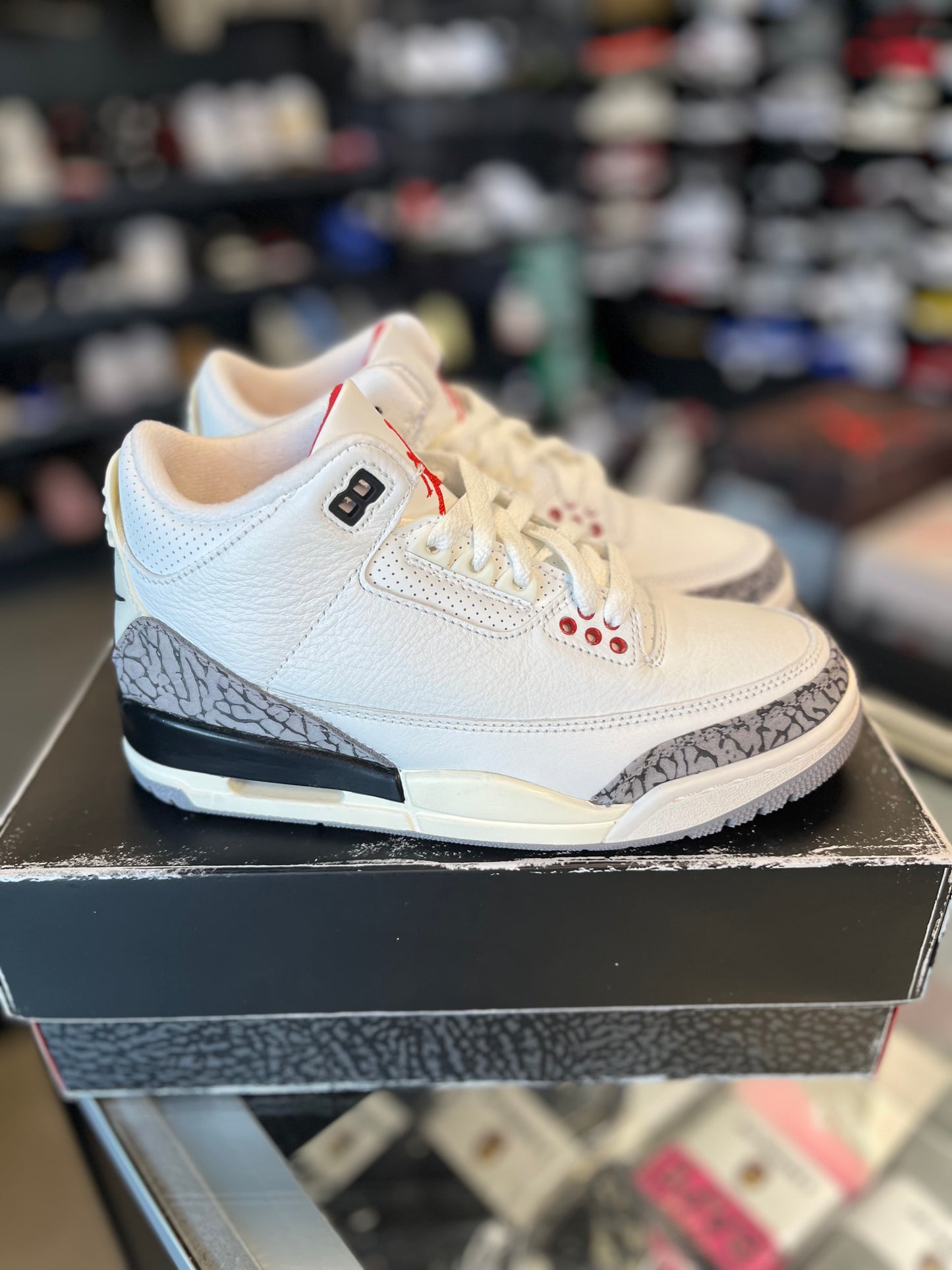 Jordan 3 “White Cement” (Gs) Size 4.5y / 6w