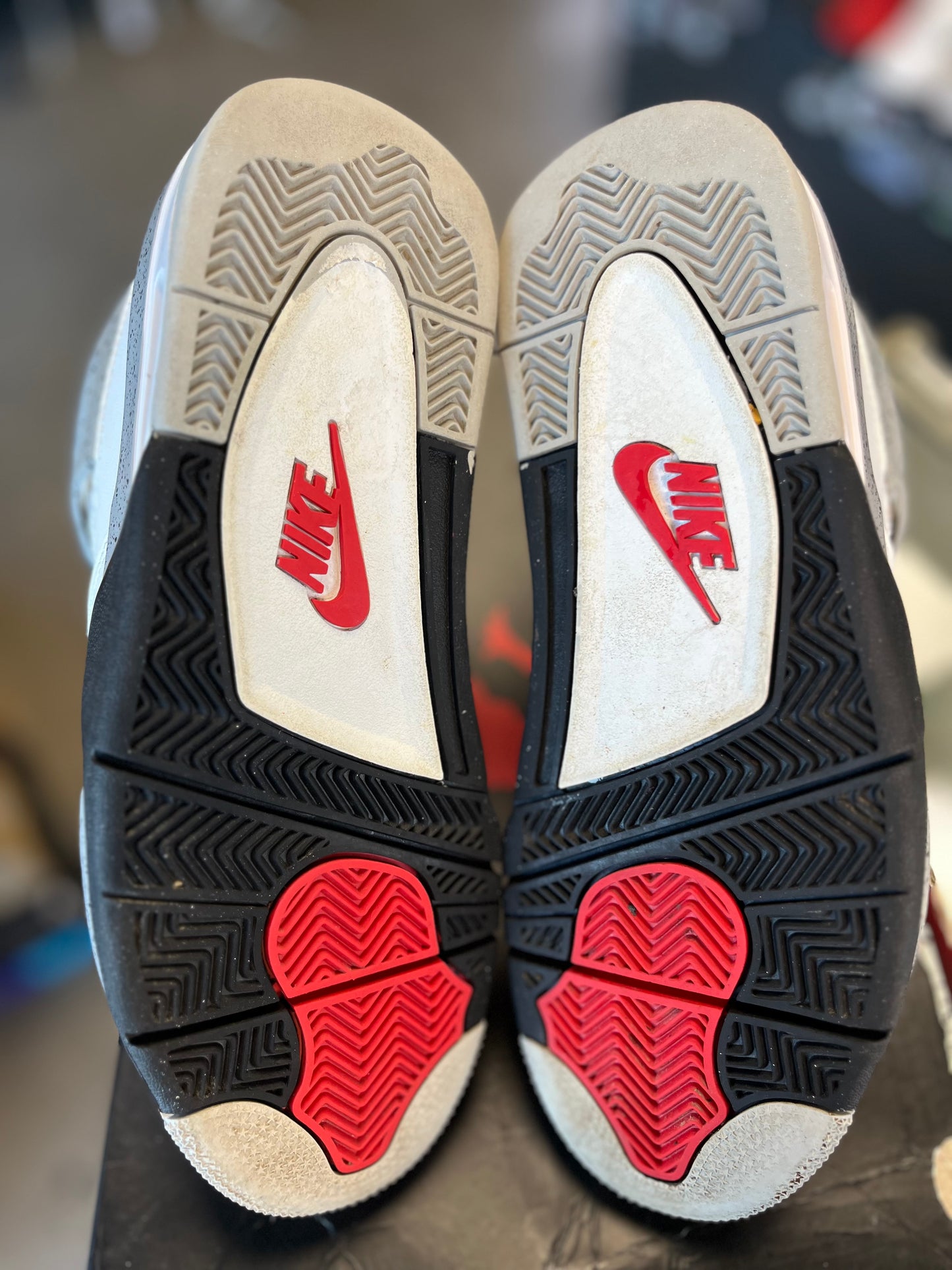 Jordan 4 “White Cement” Size 8