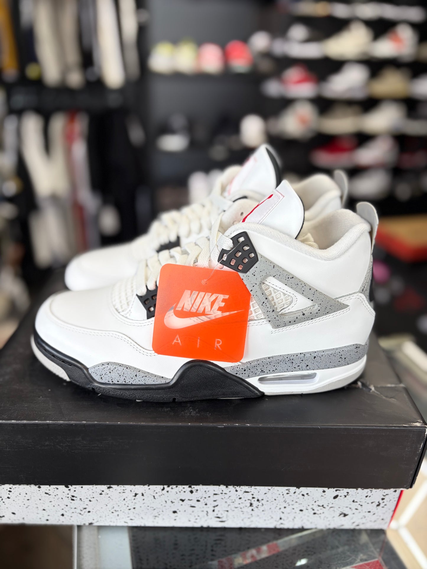 Jordan 4 “White Cement” Size 8