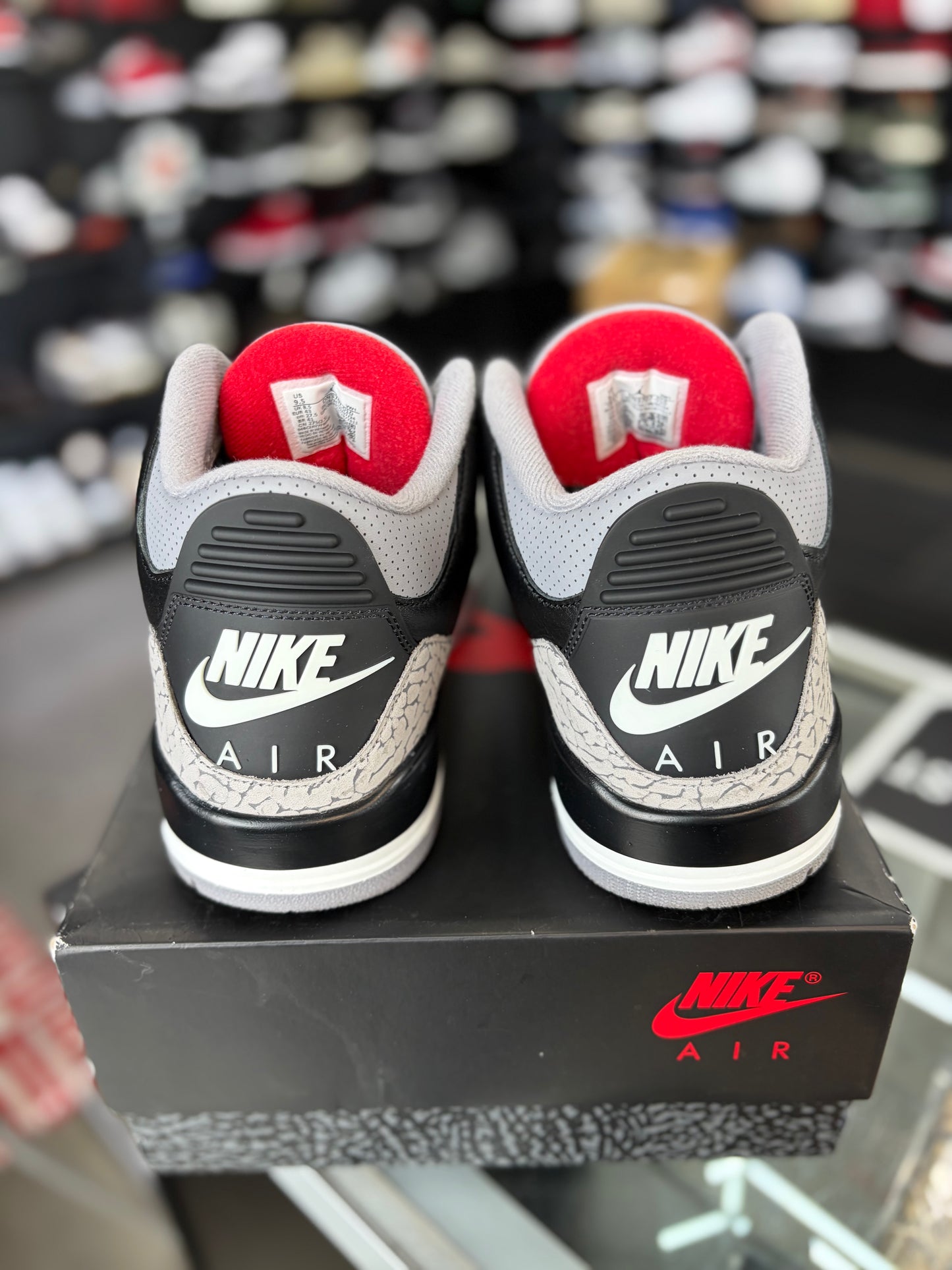 Jordan 3 “Black Cement” Size 9.5