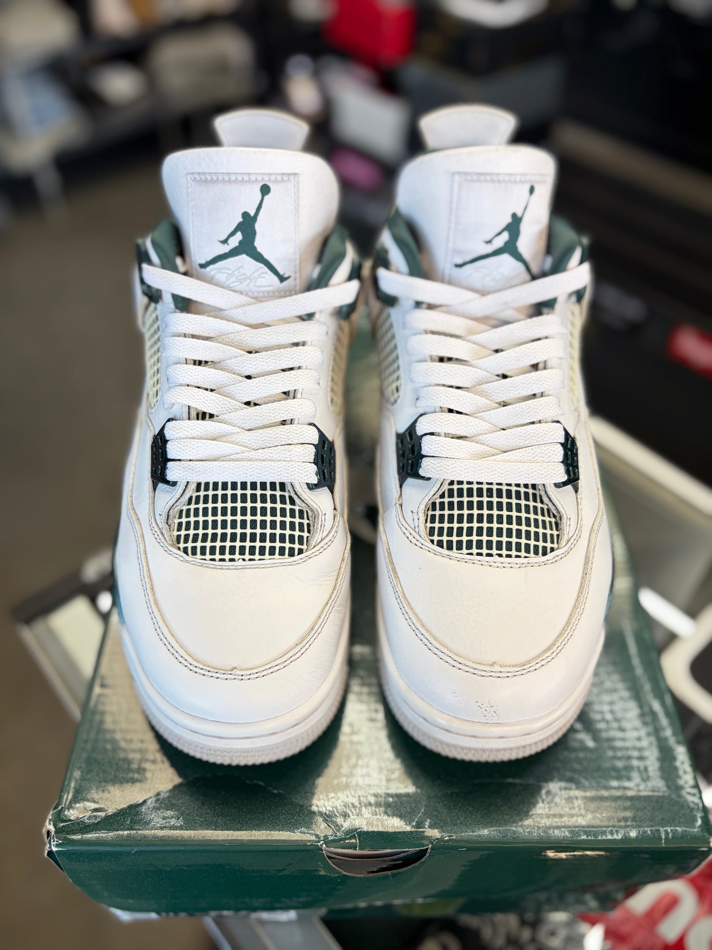 Jordan 4 “Oxidized Green” Size 10