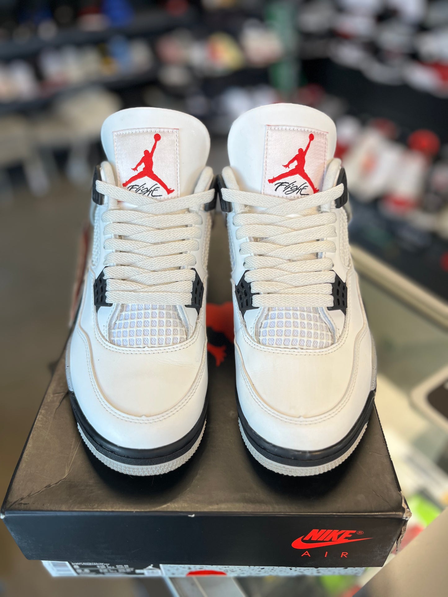 Jordan 4 “White Cement” Size 8