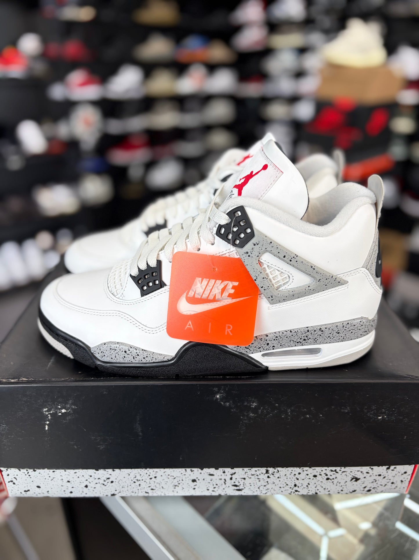 Jordan 4 “White Cement” Size 10