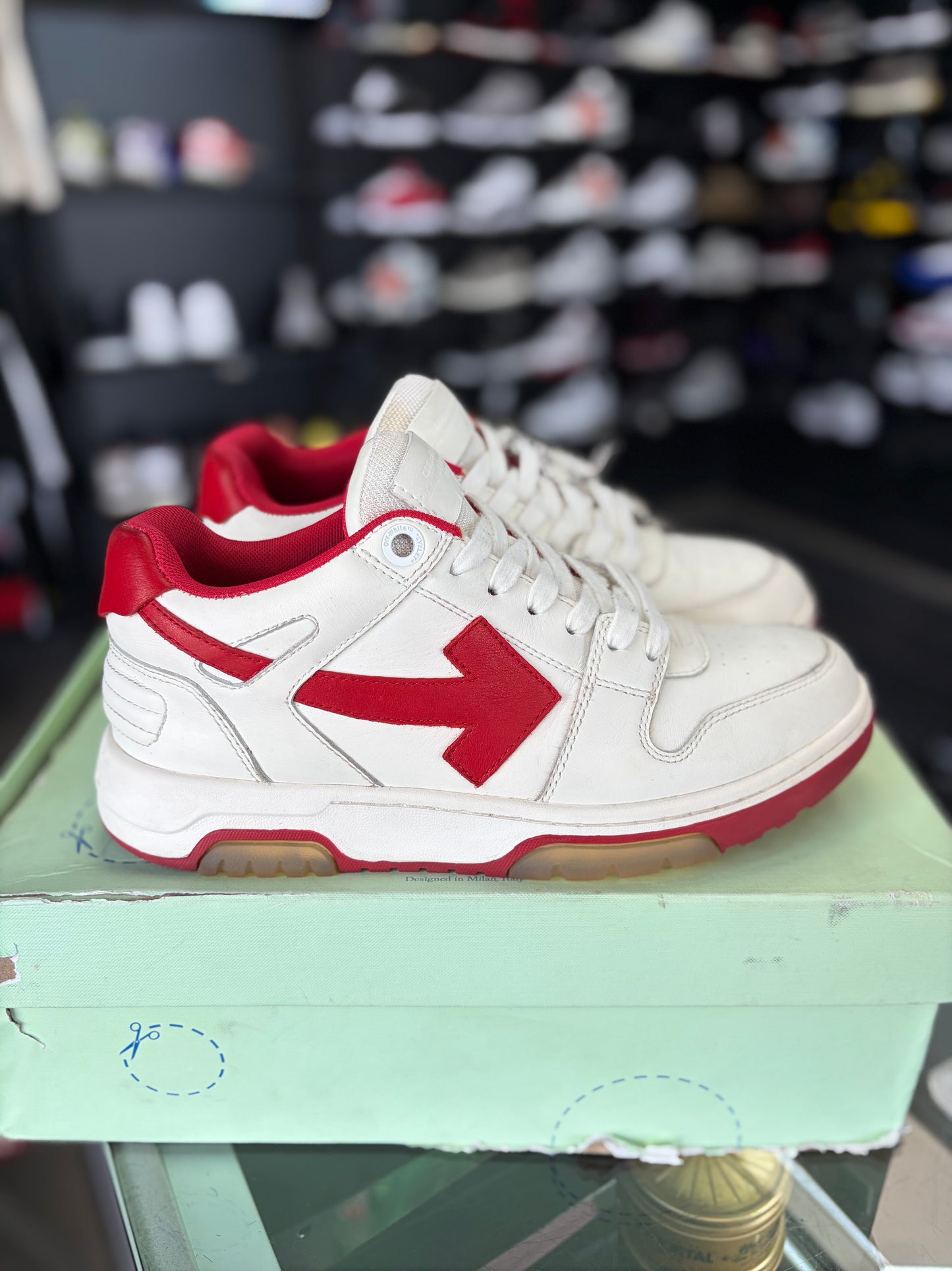 Off White Out Of Office “White/Red” Size 40EU