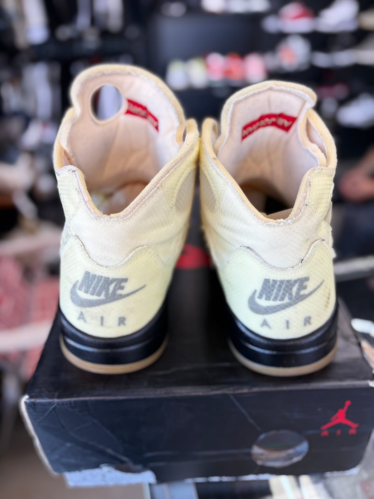 Jordan 5 x Off White “Sail” Size 13