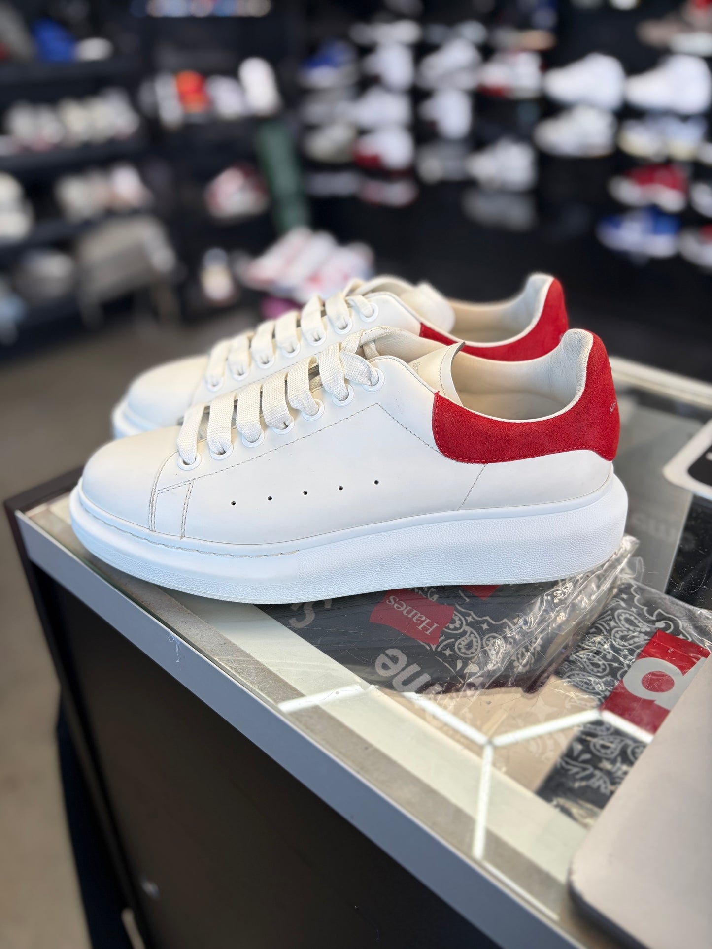Alexander McQueen “White/Red” Size 41EU