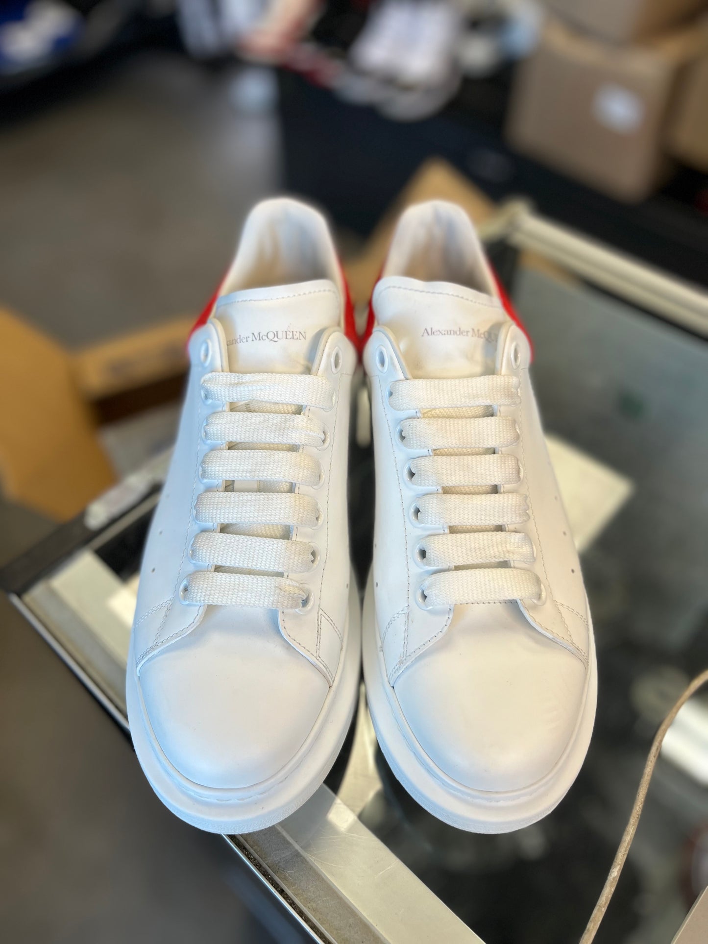 Alexander McQueen “White/Red” Size 40.5EU