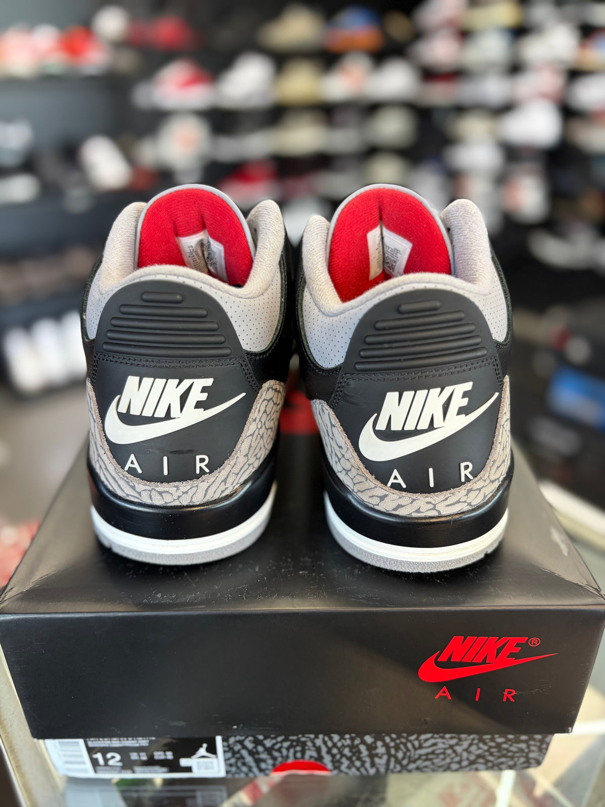 Jordan 3 “Black Cement” Size 12