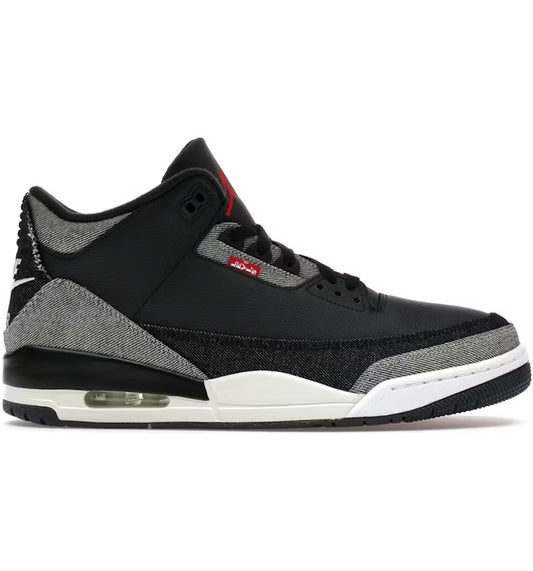 Jordan 3 x Levi “Black Denim” Size 9.5