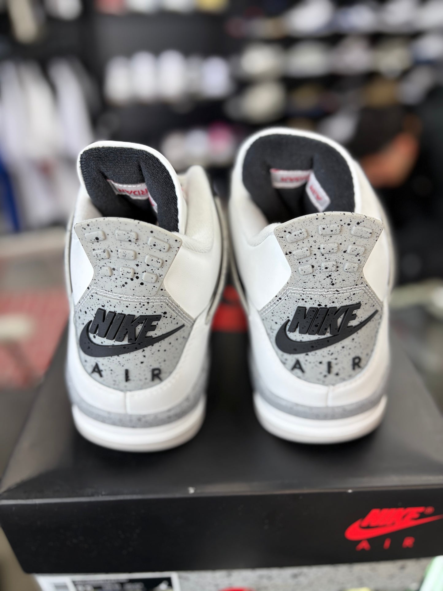 Jordan 4 “White Cement” Size 9.5