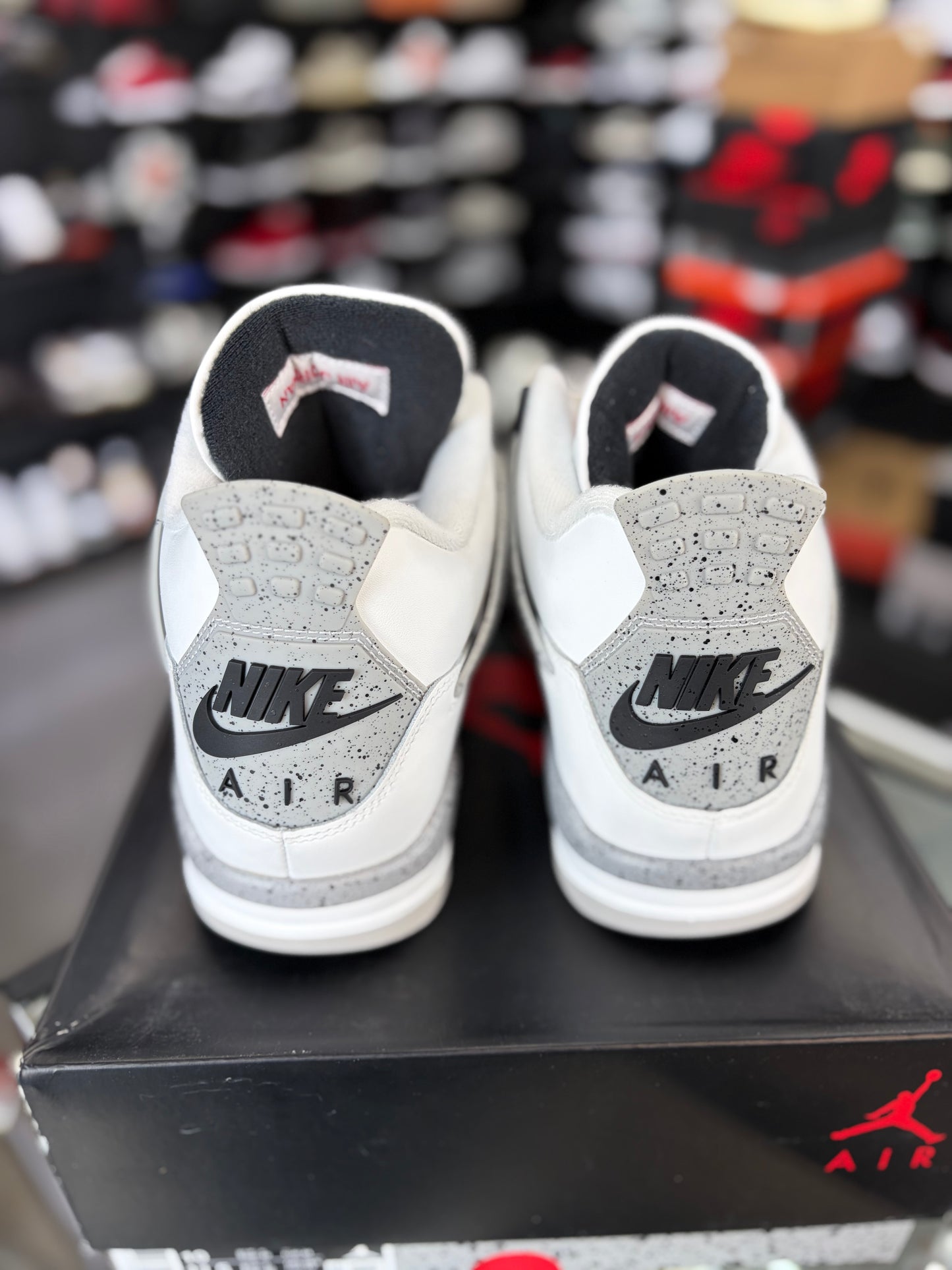Jordan 4 “White Cement” Size 10