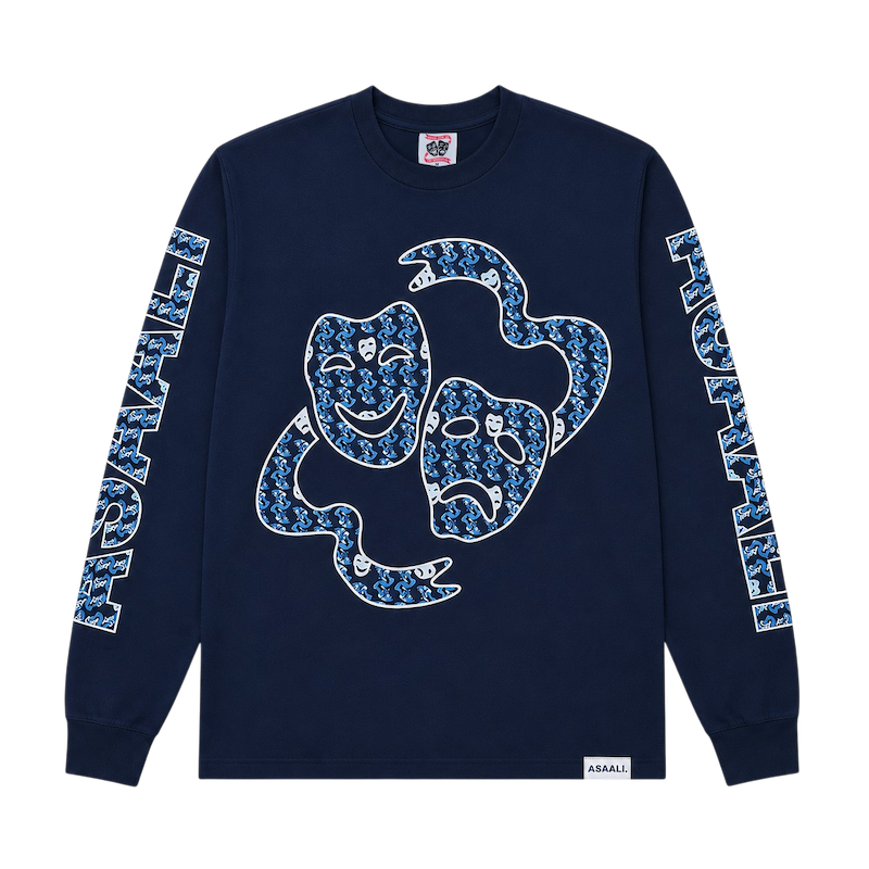 Asaali All Over Print Logo Long Sleeve