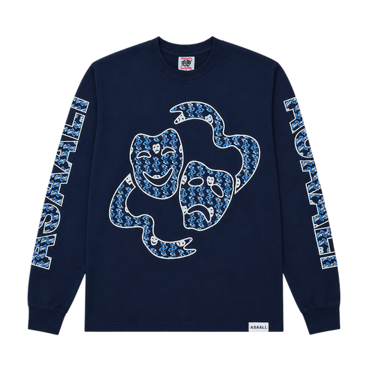 Asaali All Over Print Logo Long Sleeve