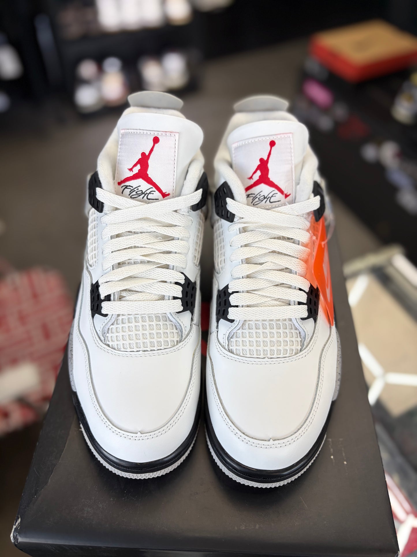 Jordan 4 “White Cement” Size 8