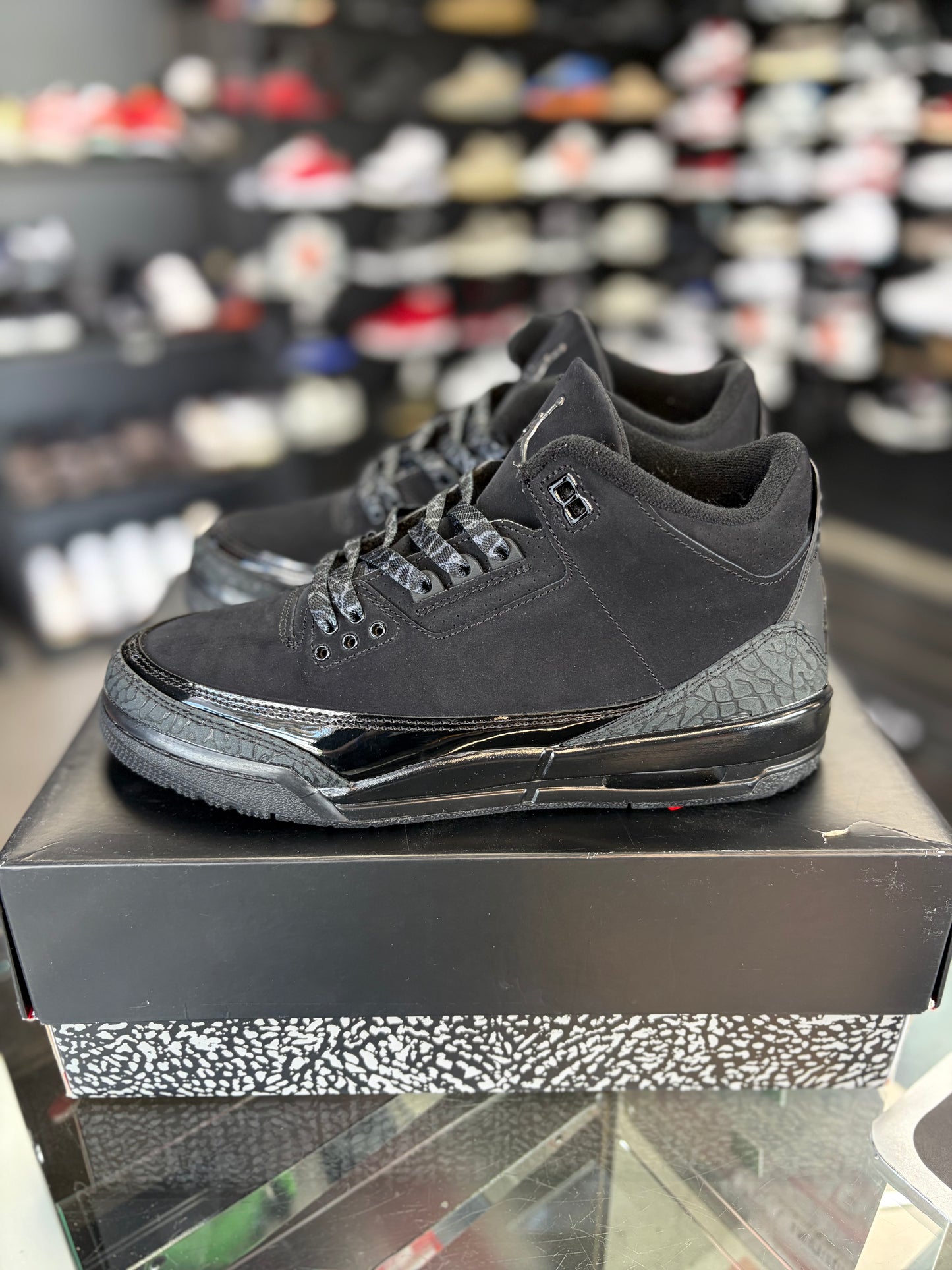 Jordan 3 “Black Cat” (Gs) Size 7y/8.5w