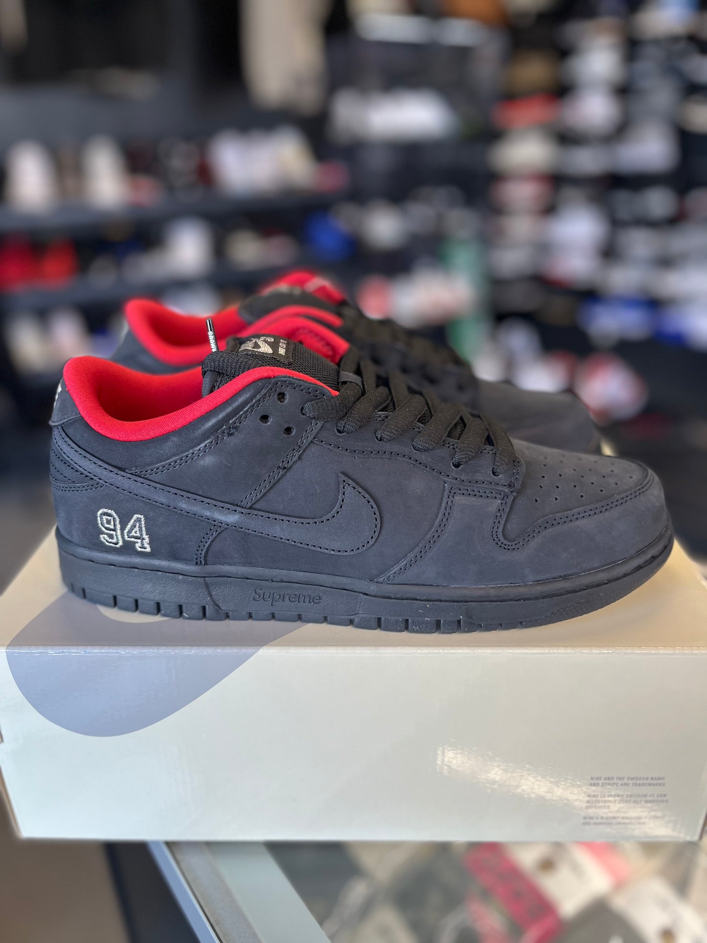 Nike SB Dunk x “Supreme 94 Black” Size 11