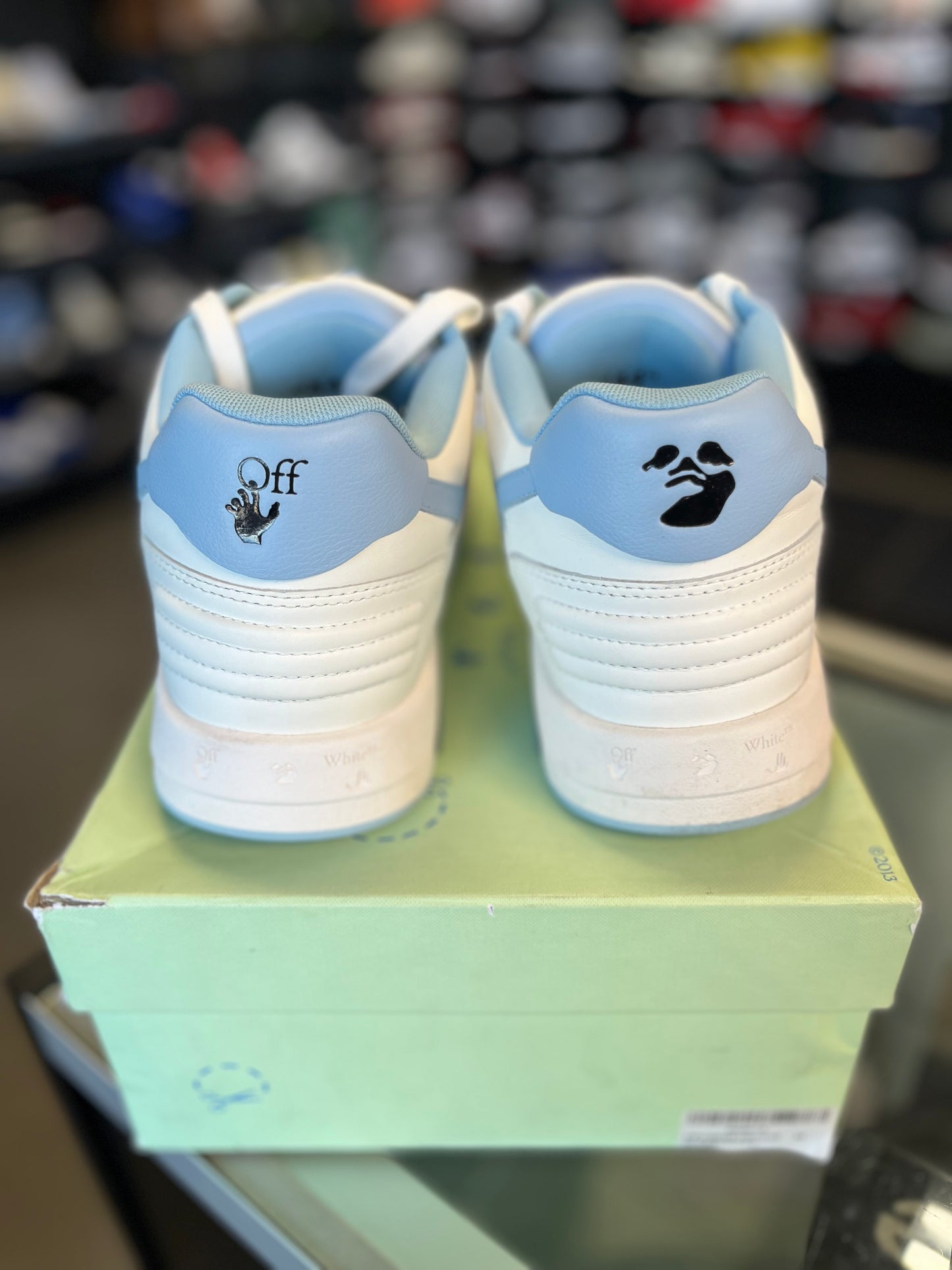 Off White Out Off Office “Light Blue White” Size 44EU