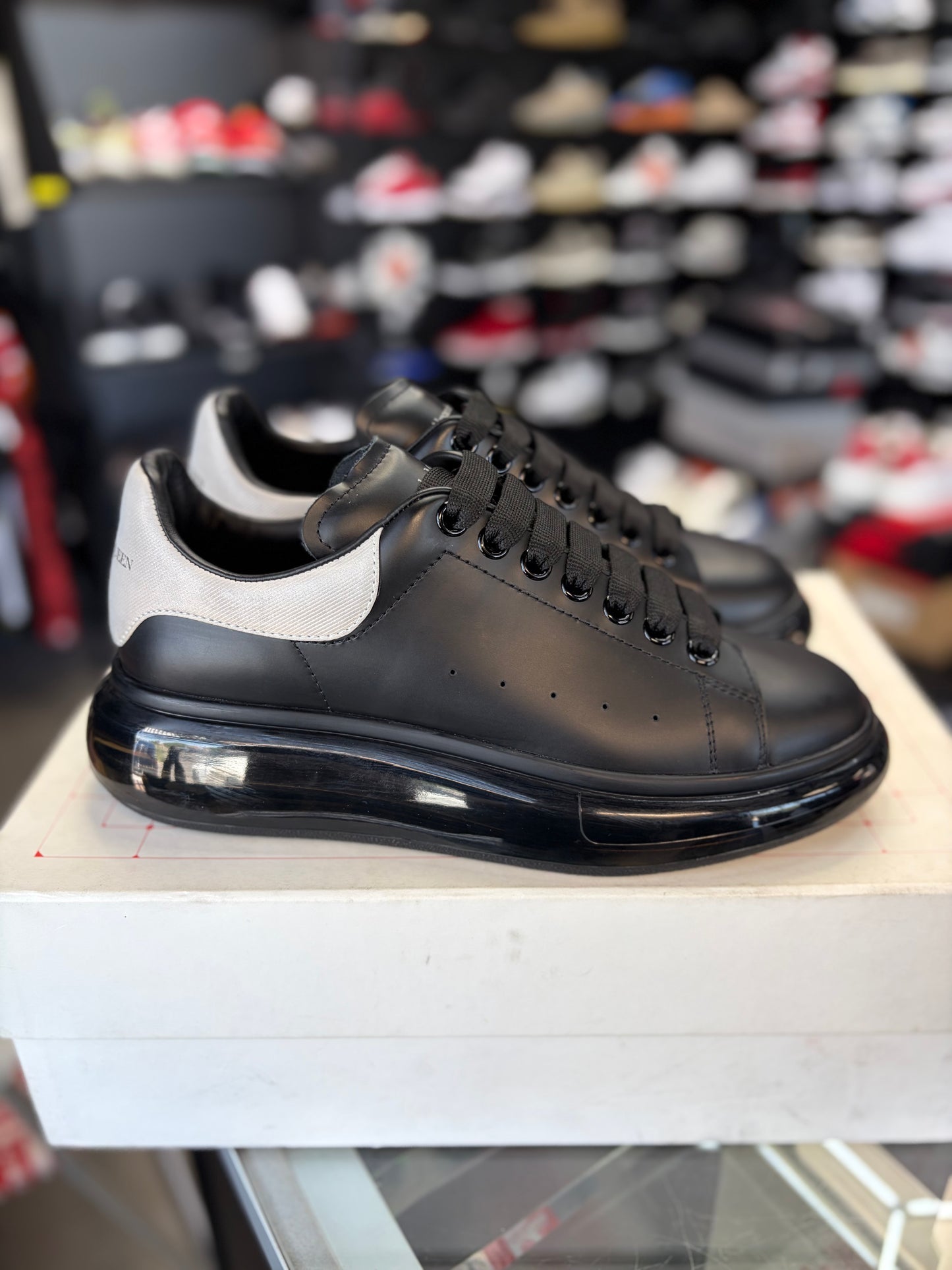 Alexander McQueen “Black/Silver/ Black Sole” Size 40EU