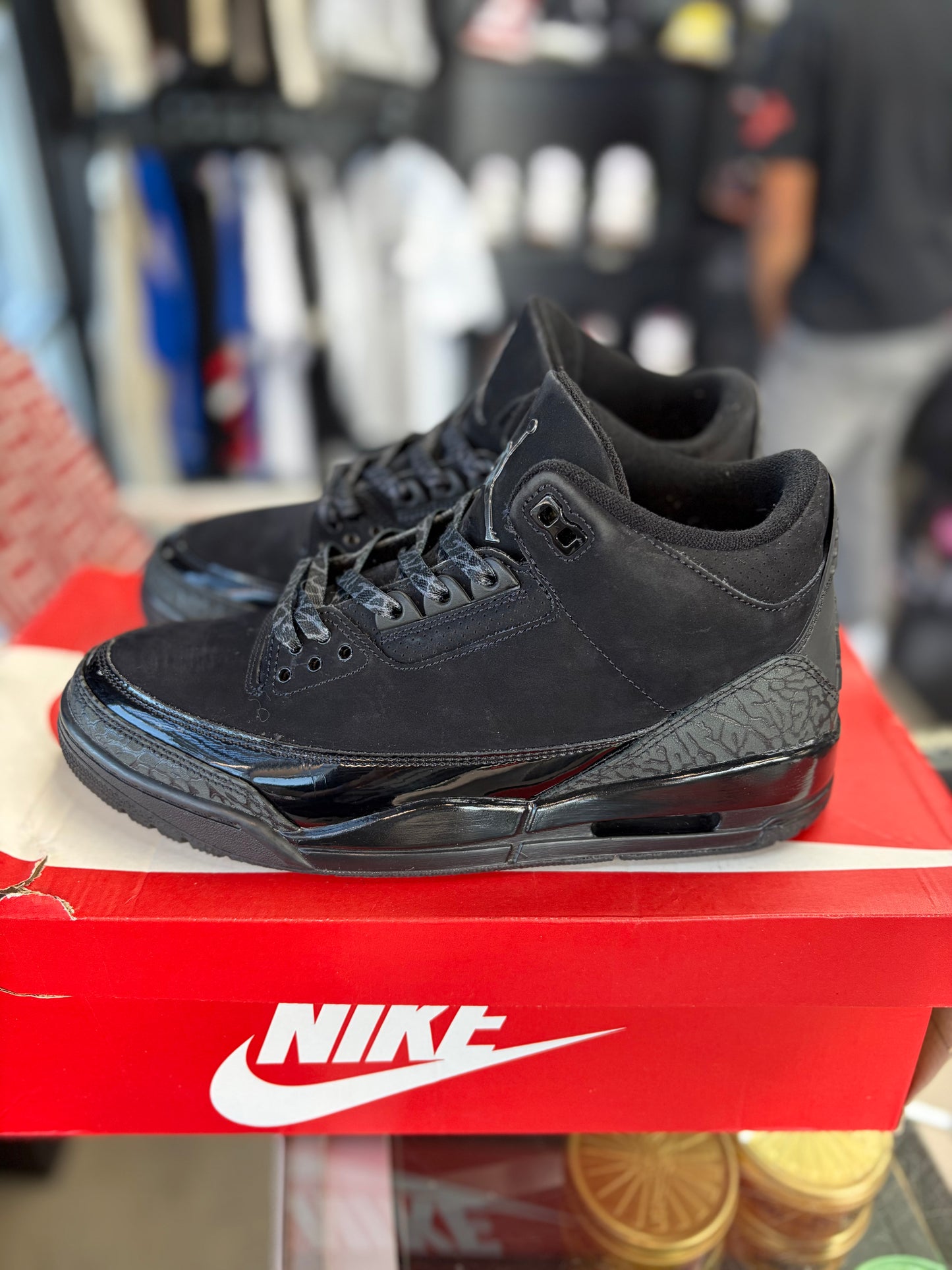 Jordan 3 “Black Cat” Size 9