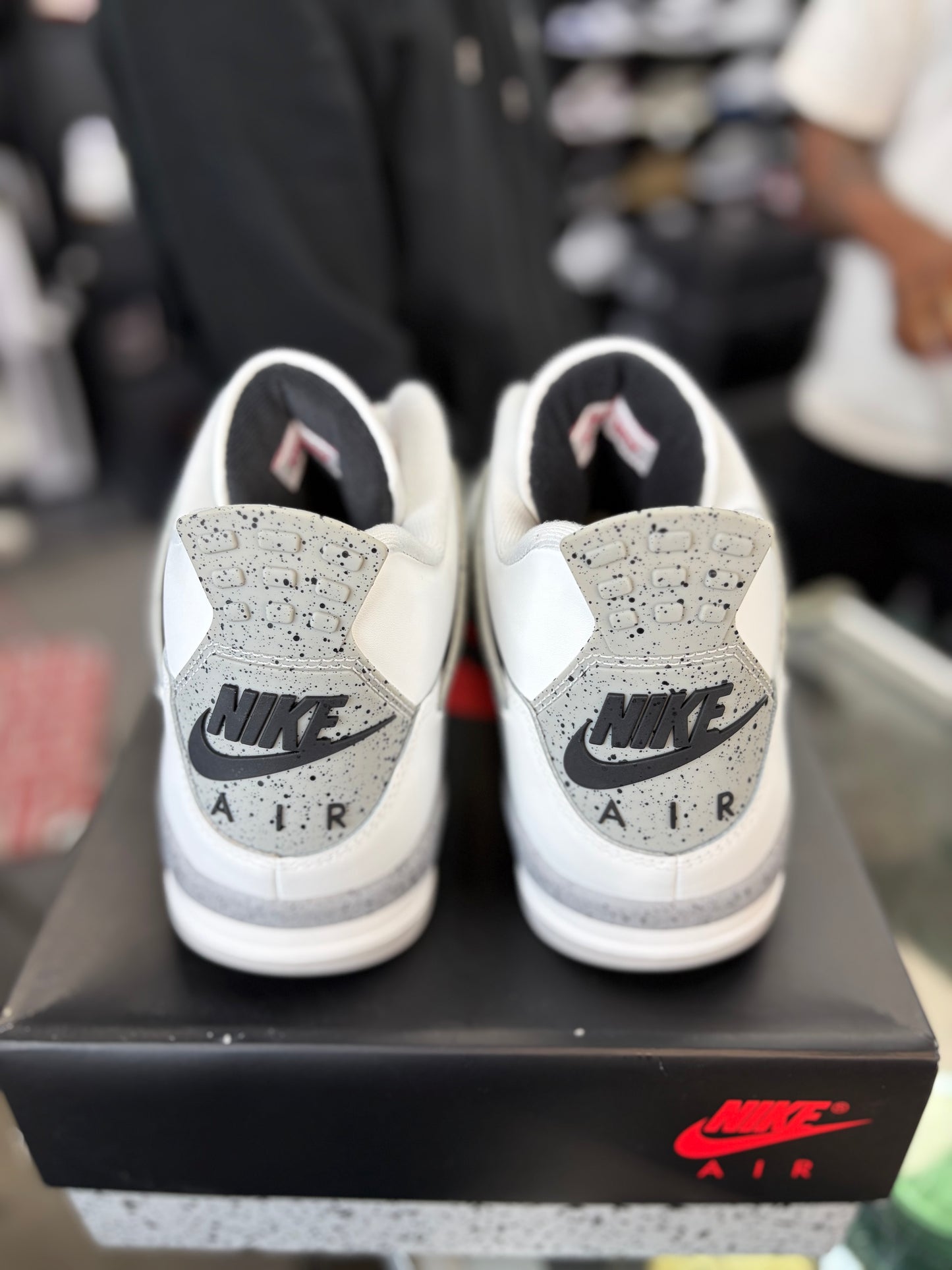 Jordan 4 “White Cement” Size 10.5