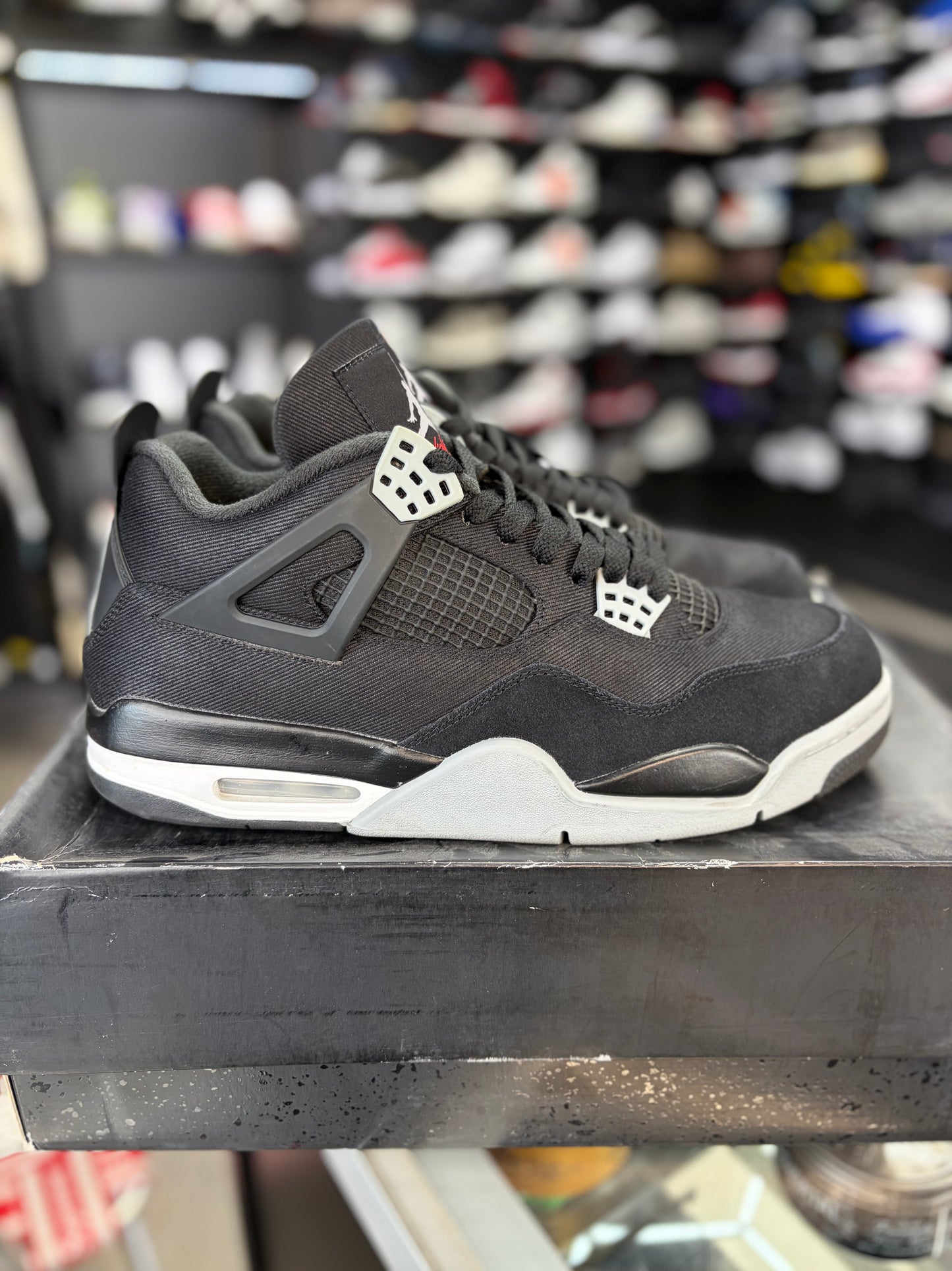 Jordan 4 “Black Canvas” Size 12