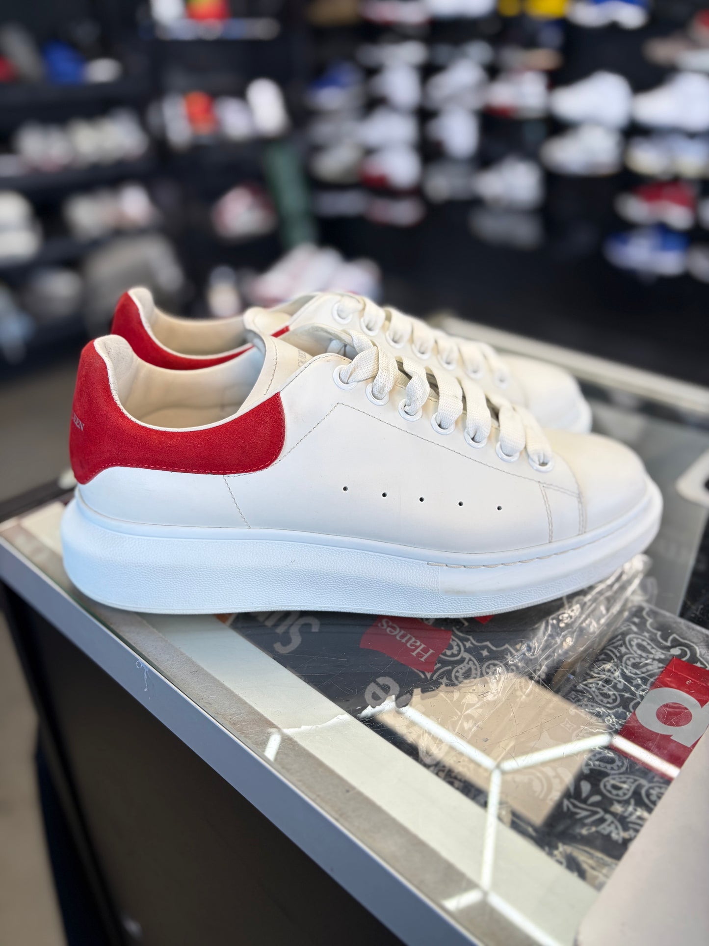 Alexander McQueen “White/Red” Size 41EU