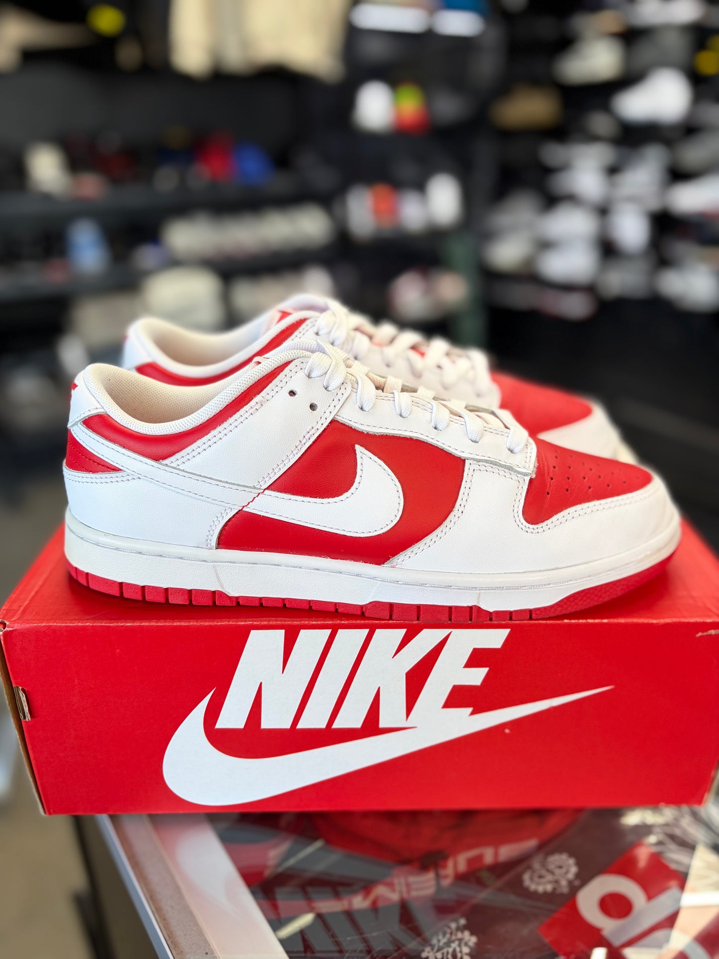 Nike Dunk Low “Championship Red” Size 10.5