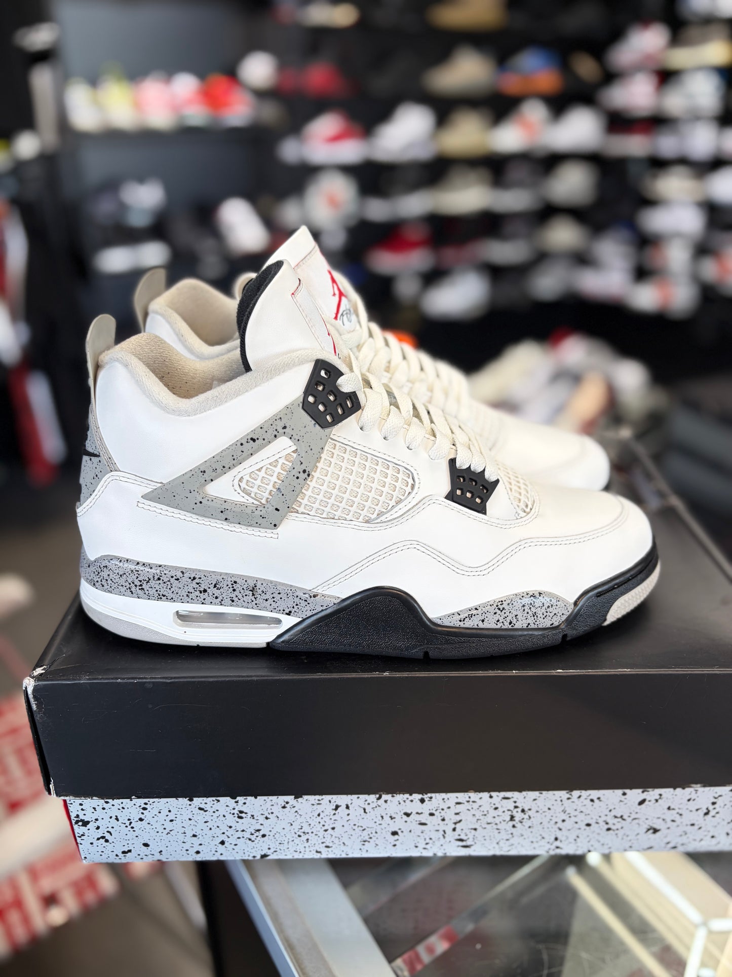 Jordan 4 “White Cement” Size 12