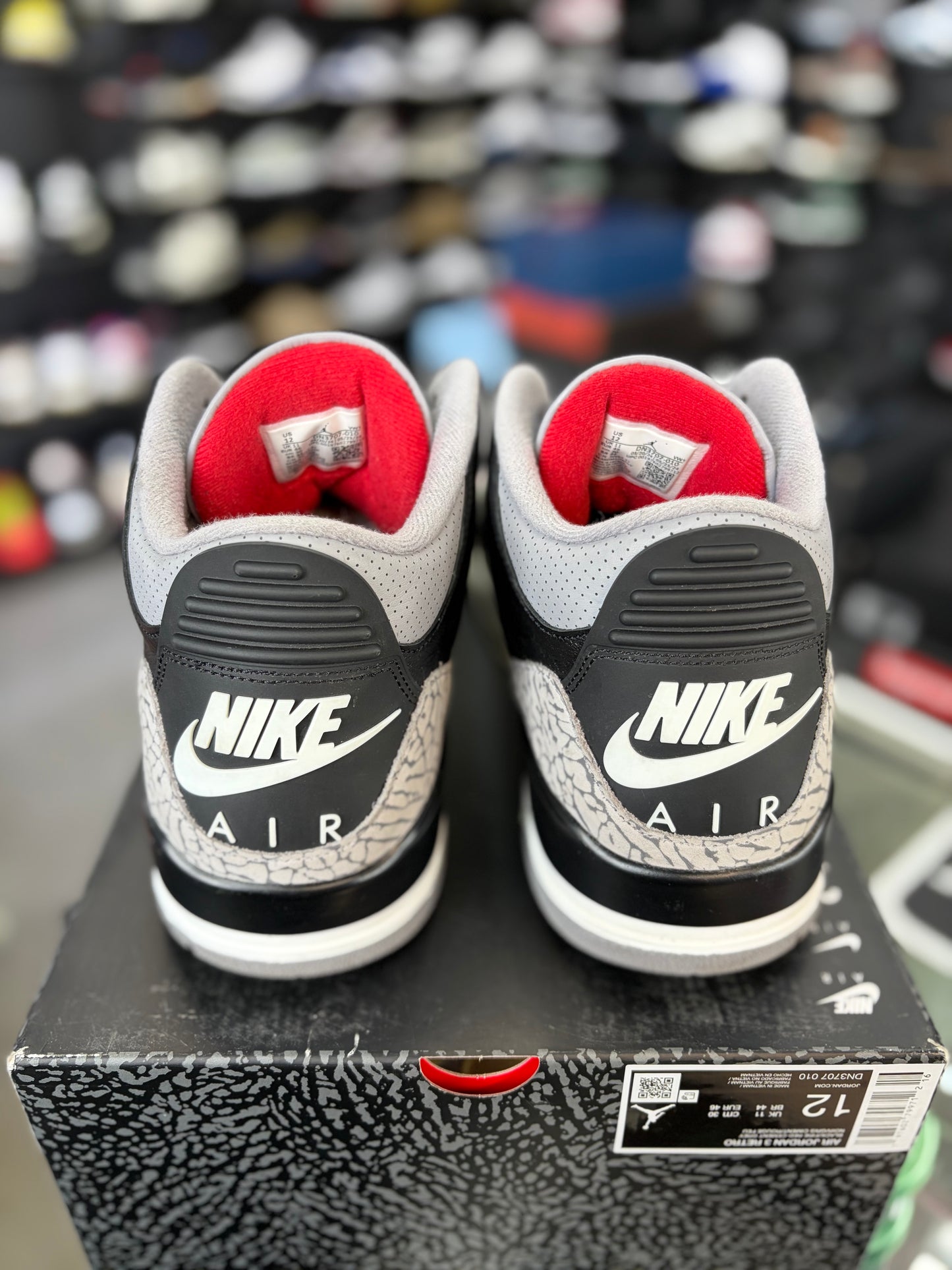 Jordan 3 “Black Cement” Size 12