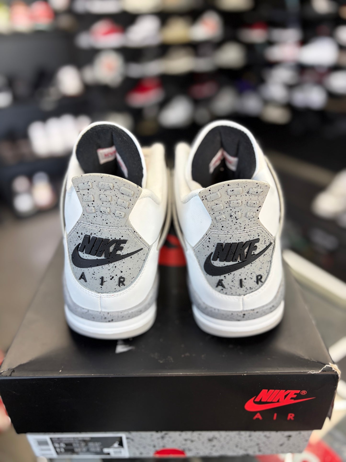 Jordan 4 “White Cement” Size 9.5