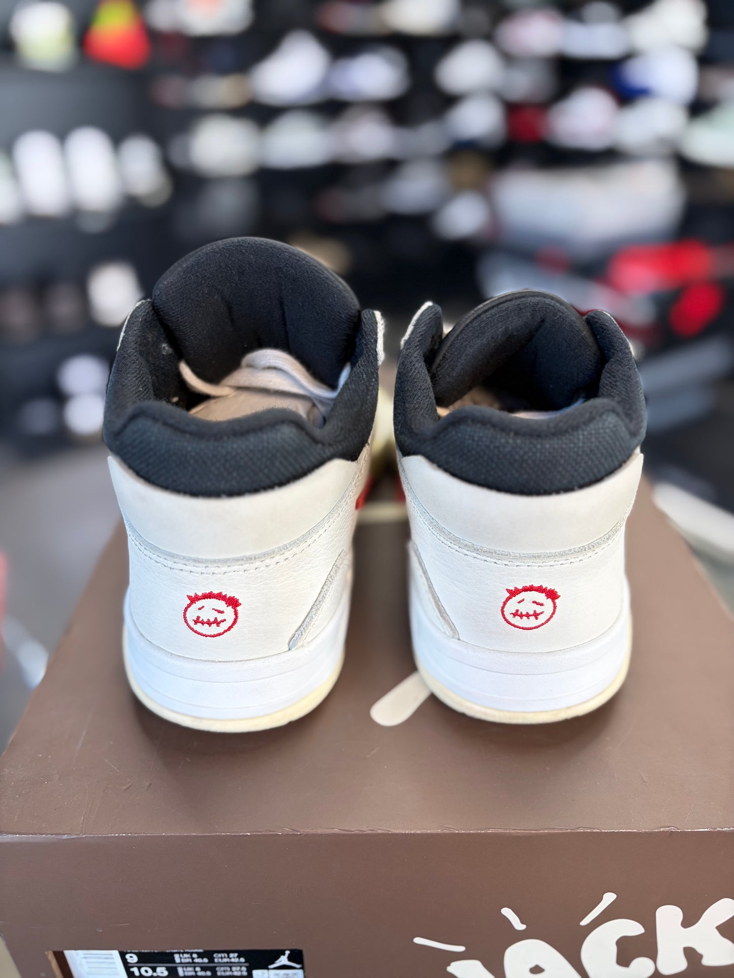 Travis Scott Jumpman Jack “University Red” Size 9